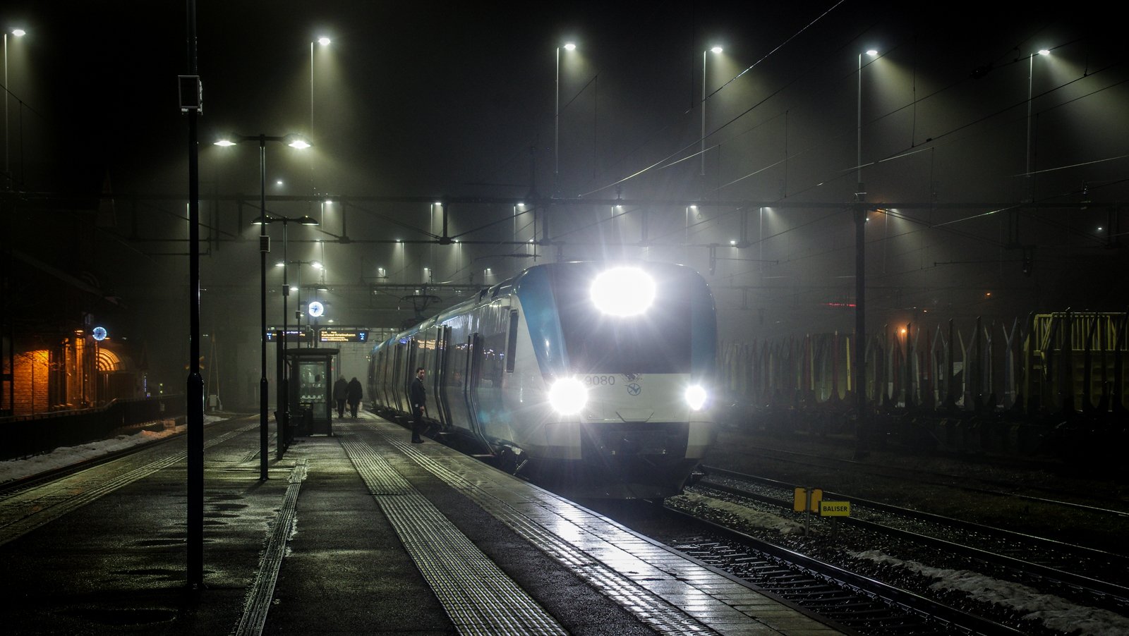  Åmåls station i mars 2026. 