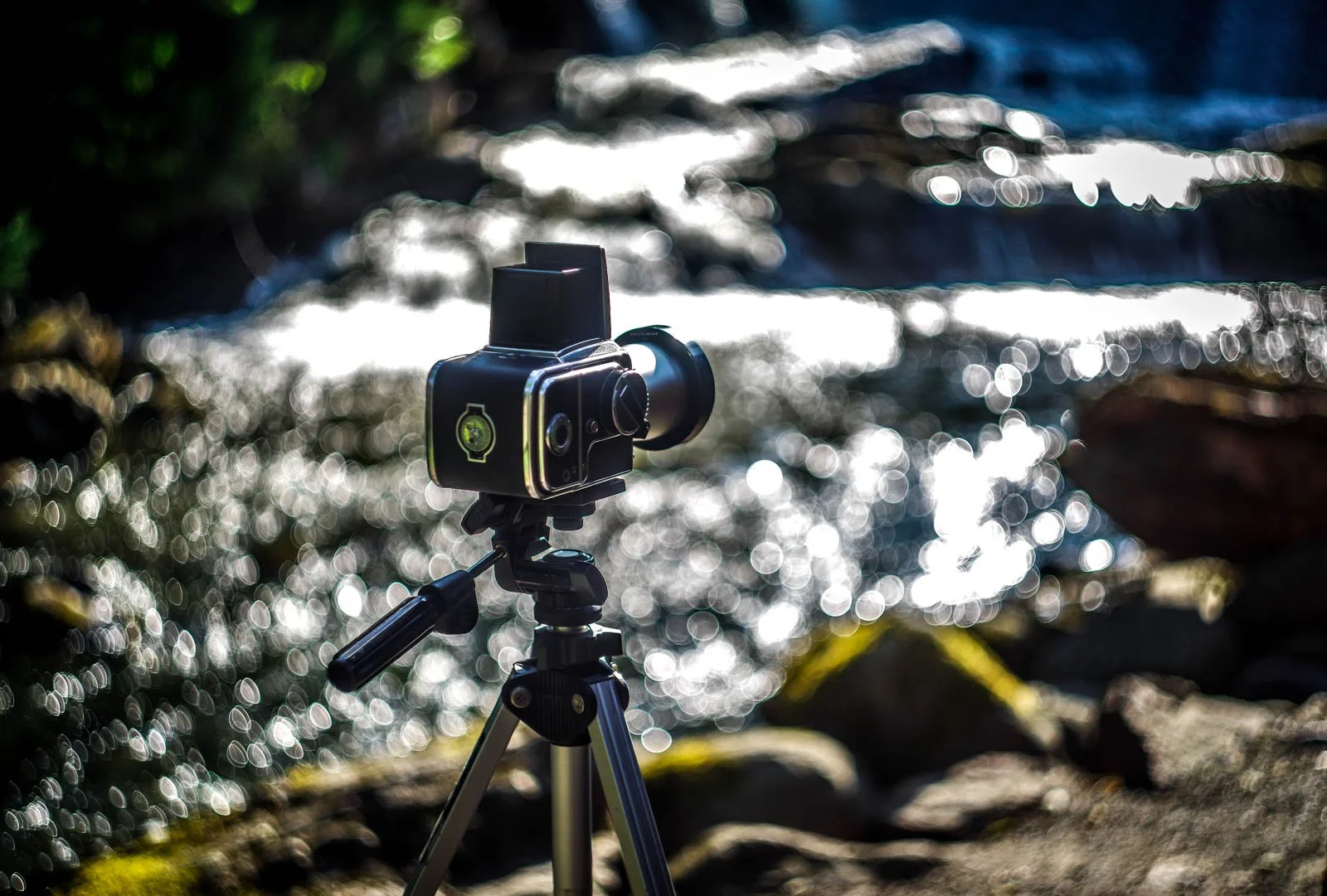  En så här “snurrig” bakgrundsoskärpa (bokeh) kan man få genom att använda ett gammalt ryskt Helios 44-2 objektiv eller ett Twist 60 från Lensbaby. Motivet skall vara så nära kameran som möjligt och bakgrunden så långt från som möjligt. Full bländarö