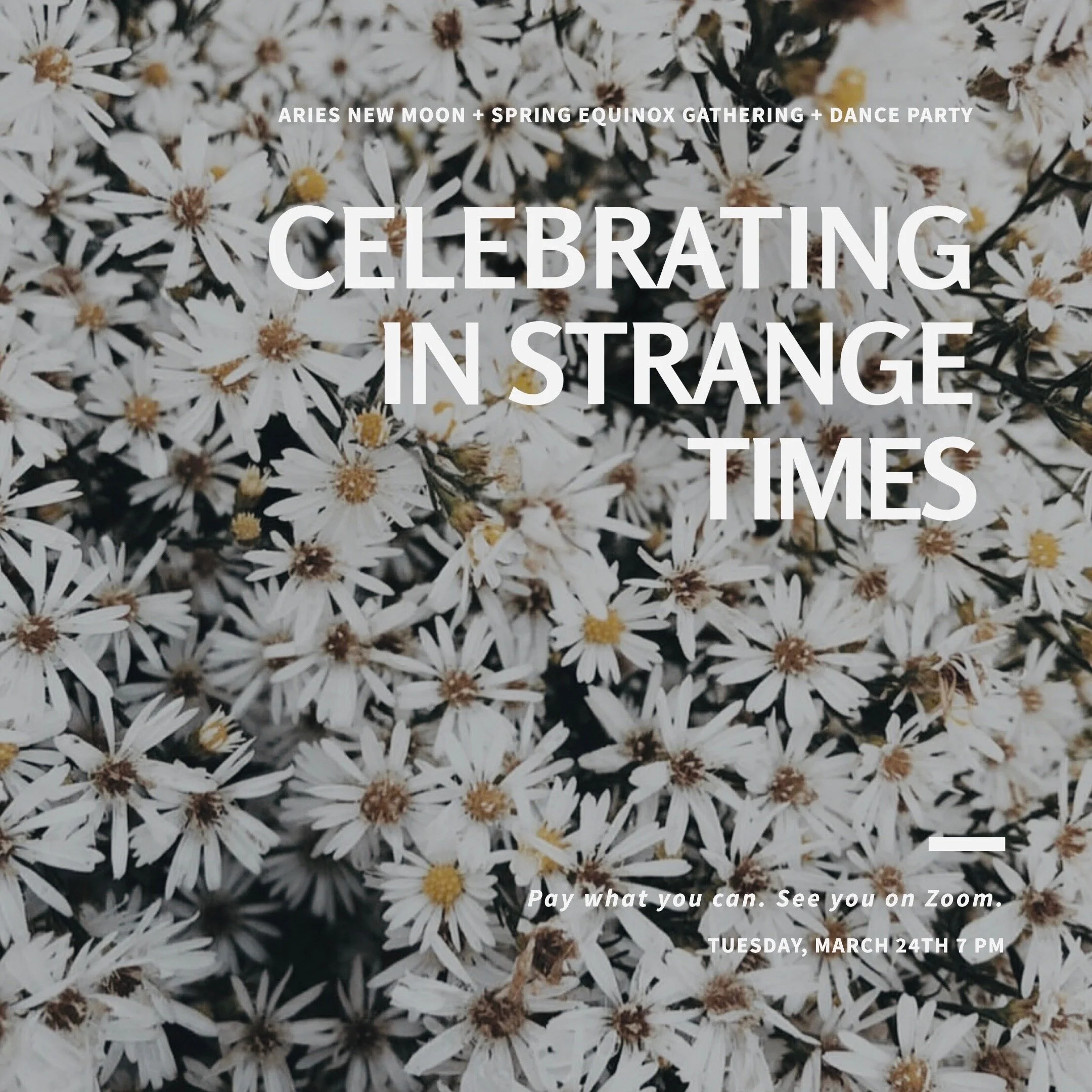 Celebrating in Strange Times 