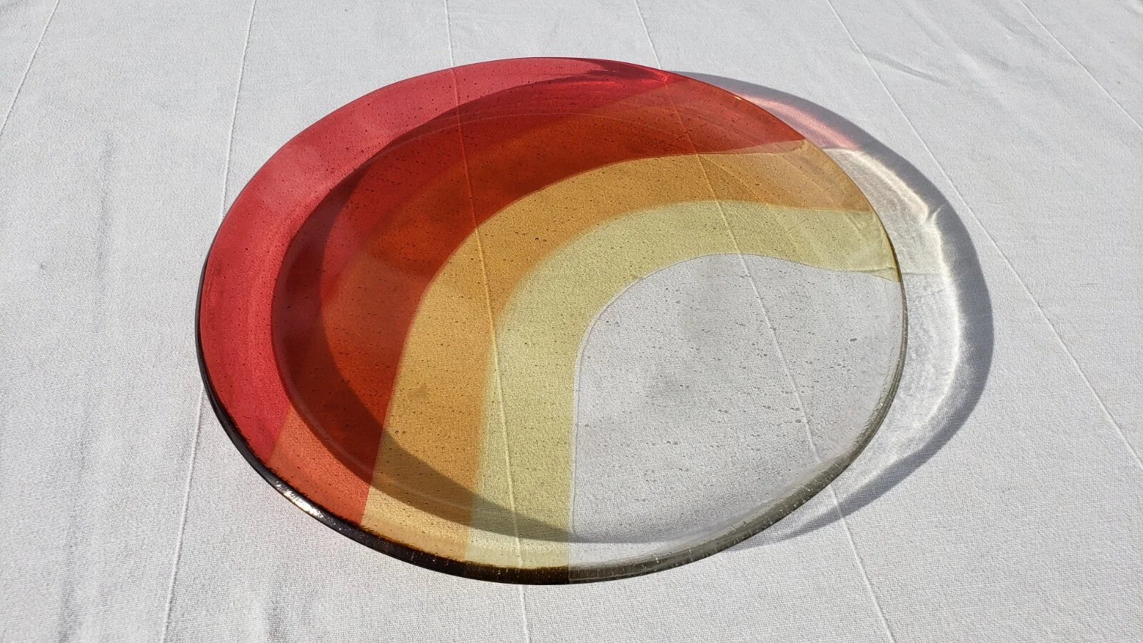 Sunset Glass Tray