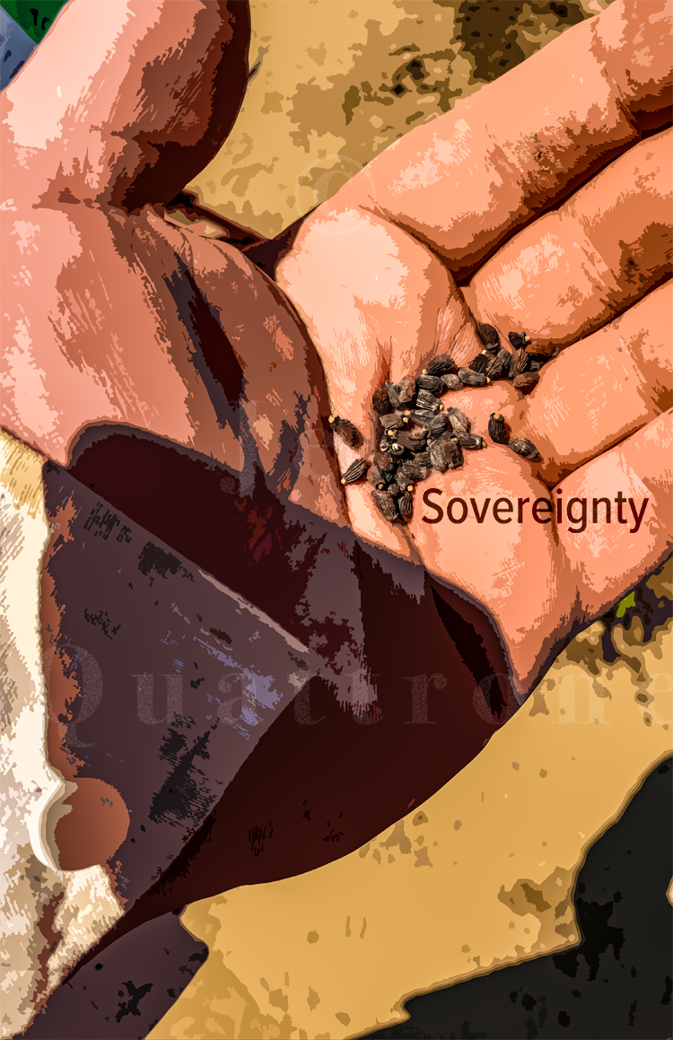 From the Growing the Food Sovereignty Revolution propaganda series. © Jeff Quattrone.