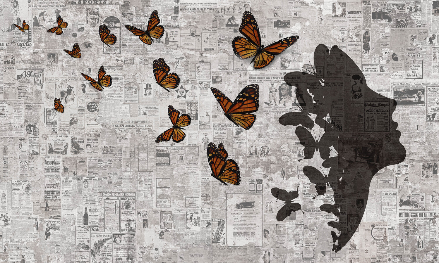 Attent Geniet avontuur Pop Art • Madame Butterfly — Gravity Digital Walls
