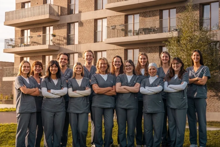 Het team van tandartspraktijk Orthodentes in Wilrijk