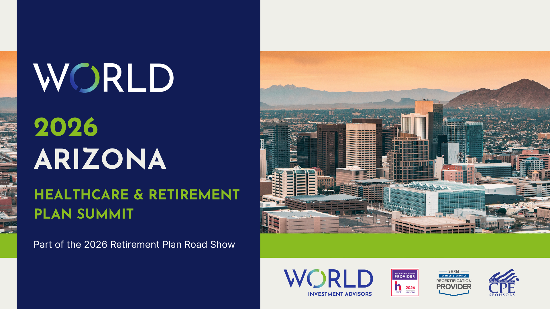 2026 Arizona Healthcare &amp; Retirement Plan Summit