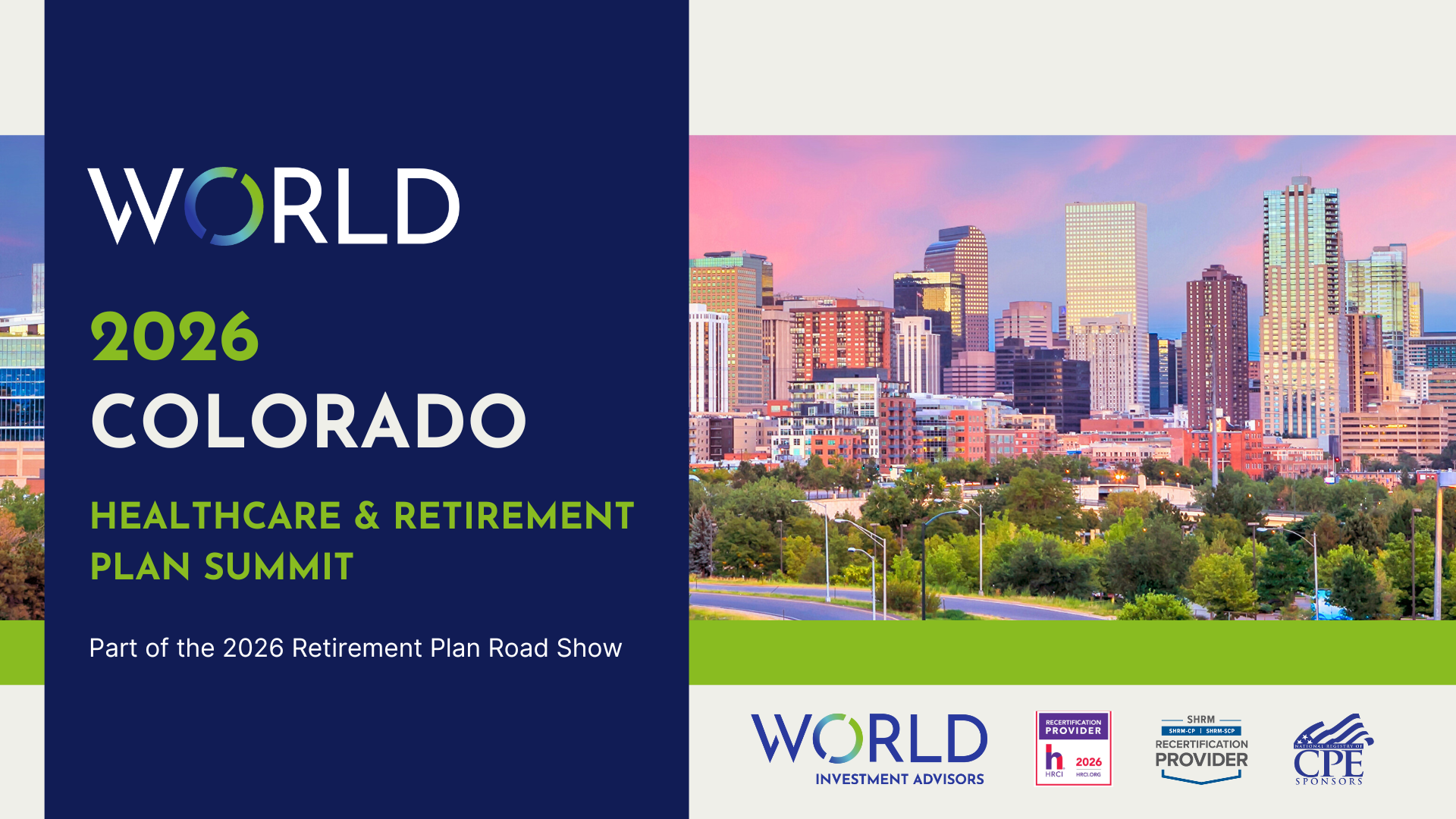 2026 Colorado Healthcare &amp; Retirement Plan Summit