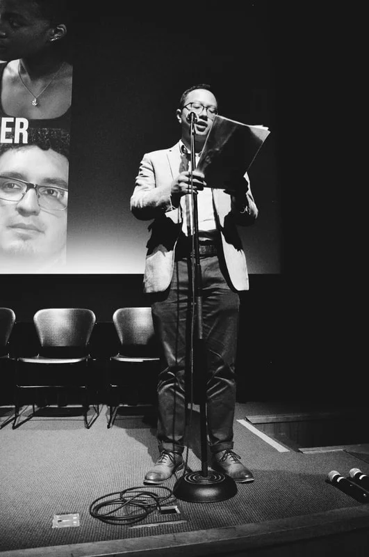 Special guest speaker Sam Tsoi | Photo courtesy of Austin J. Derr
