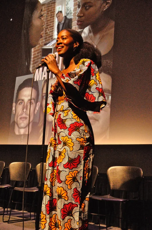 Writer/Creator & Lead Eposi Litumbe speaks | Photo courtesy of Austin J. Derr