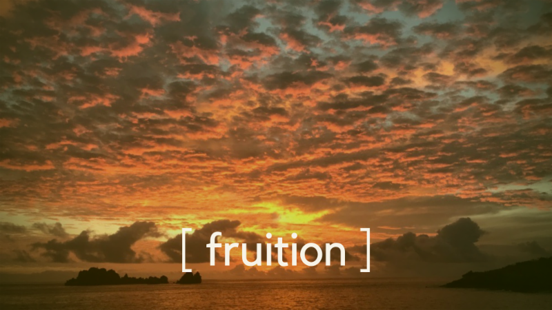 Fruition | Words From Kate