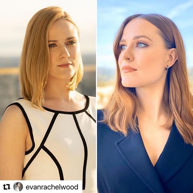 #Repost @evanrachelwood
・・・
Wanna know who gives Dolores her iconic blonde locks and then lovingly takes me back to my darker chestnut? The queen of Blonde herself. 👸🏼@zoequeenofblonde @kimvosalon
&bull;
#evanrachelwood #westworld #zoequeenofblonde
