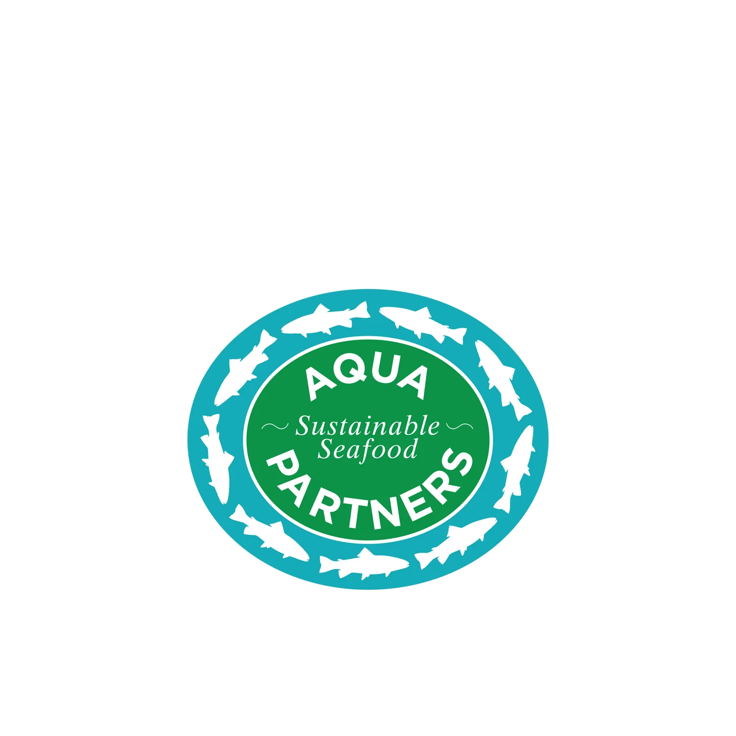 Logo for a company that sells farm-raised fish