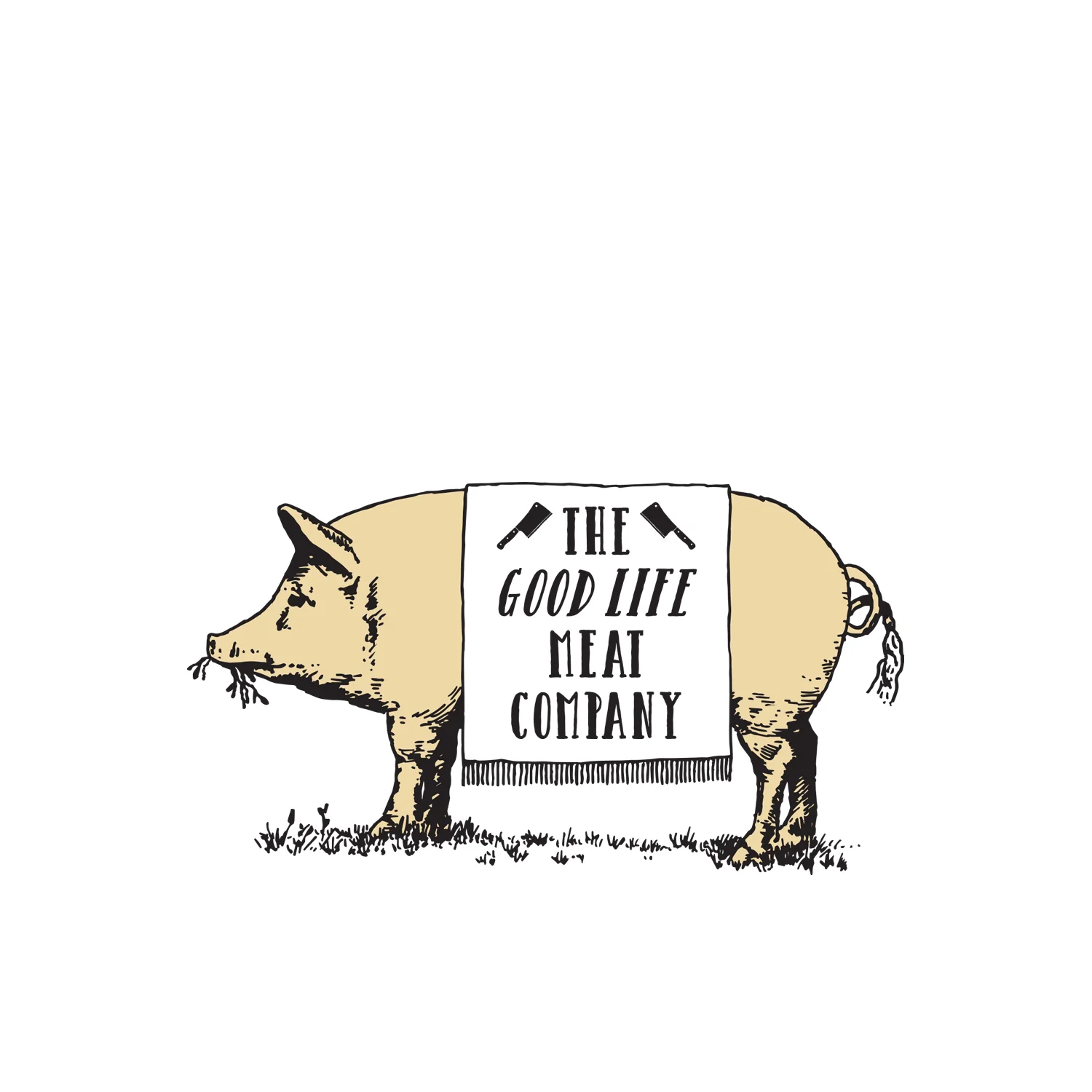 Logo for a wholesale meat distributor