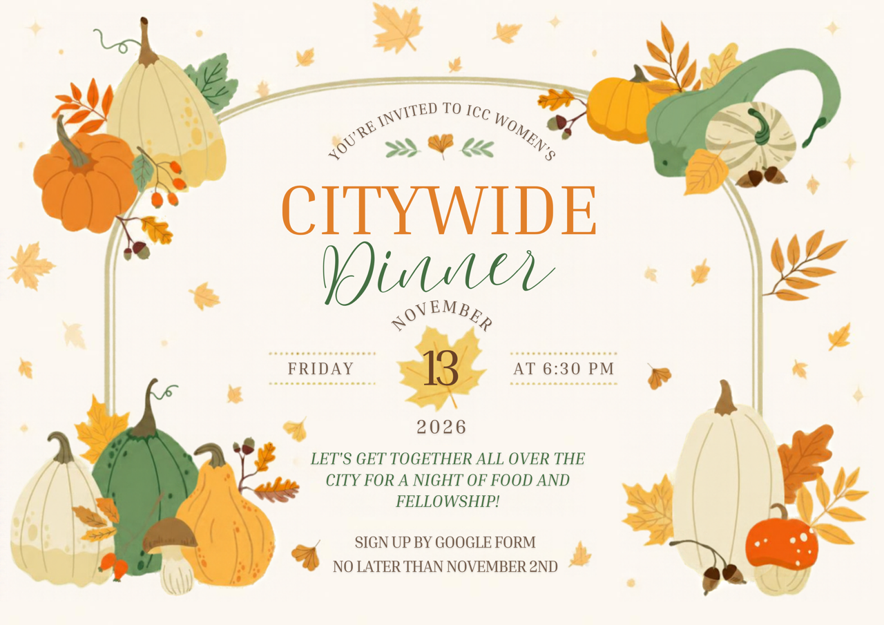 ICC Women's Citywide Dinners 
