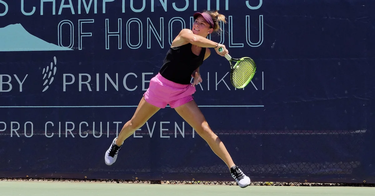 Arconada Wins Tennis Championships of Honolulu