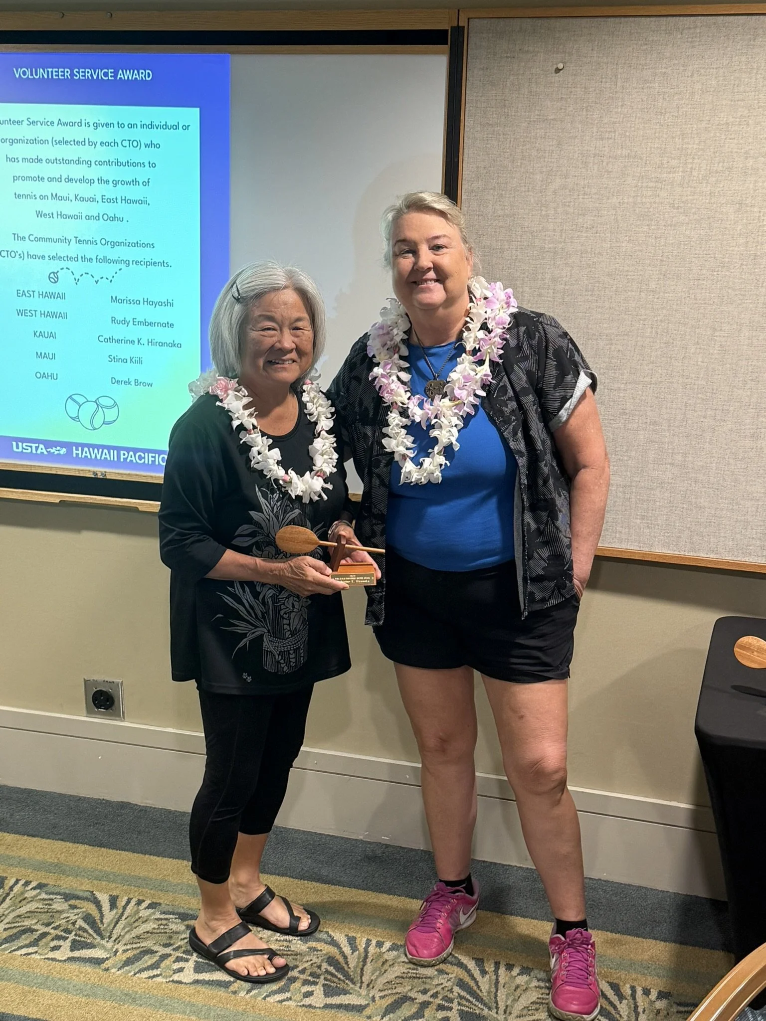 Catherine Hiranaka and Christine Watanabe