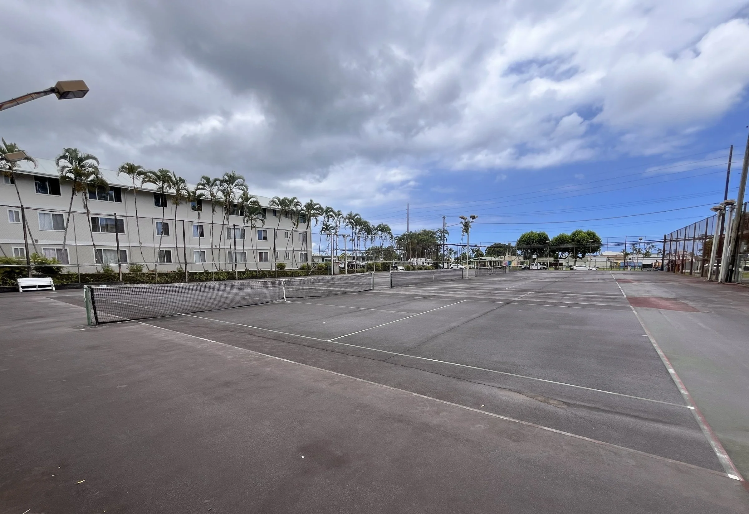 Lincoln Park Tennis Courts in Downtown Hilo is getting a facelift!