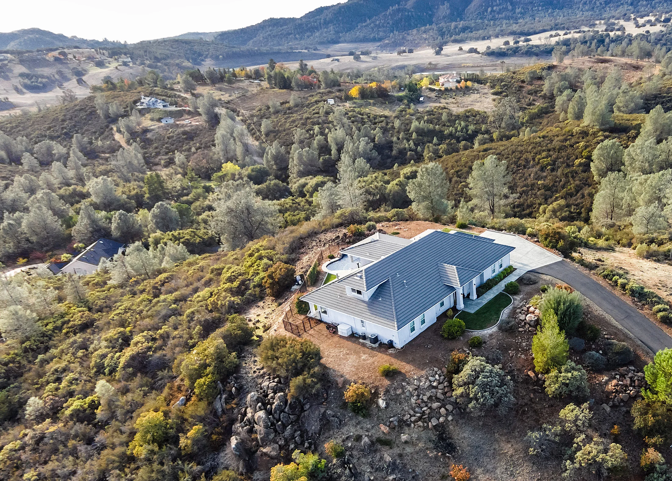 Gorgeous custom home in El Dorado Hills with acreage and breathtaking views!