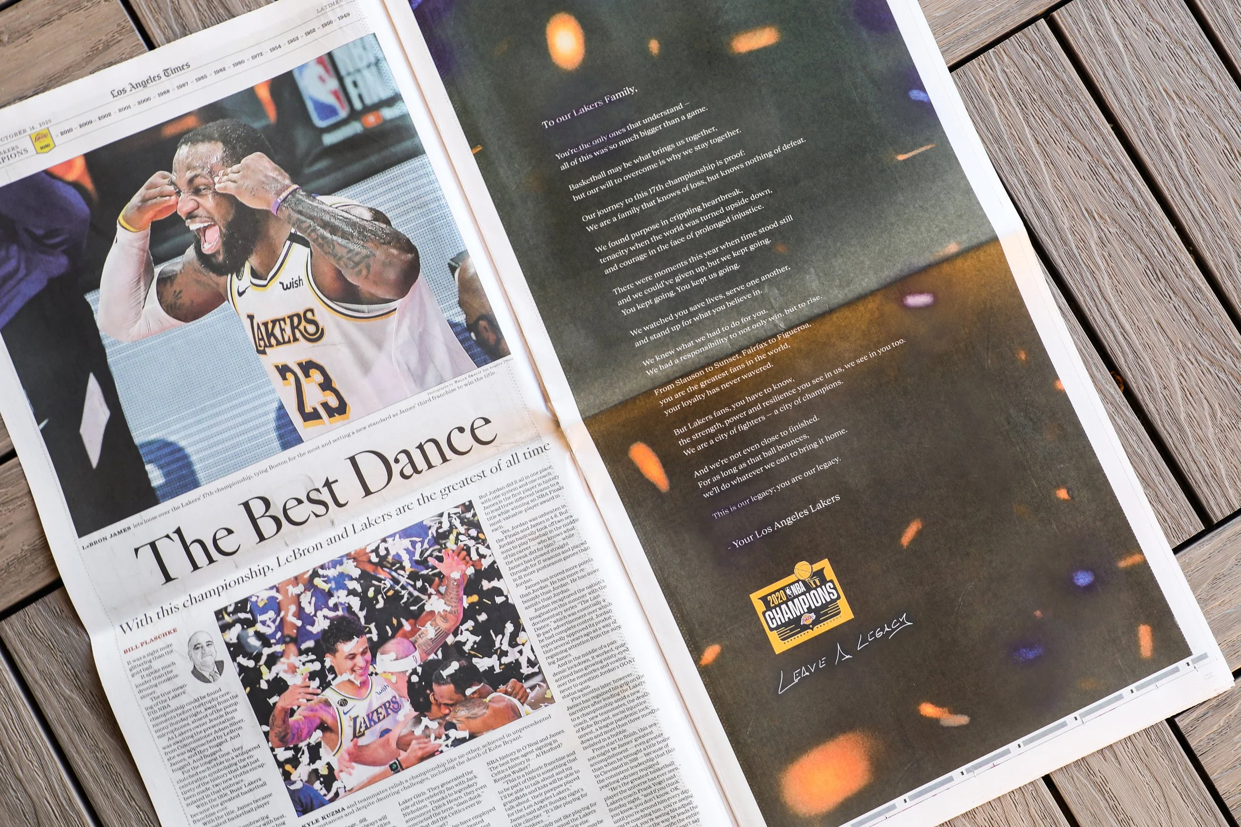 LA Times, Lakers Letter to LA.jpeg