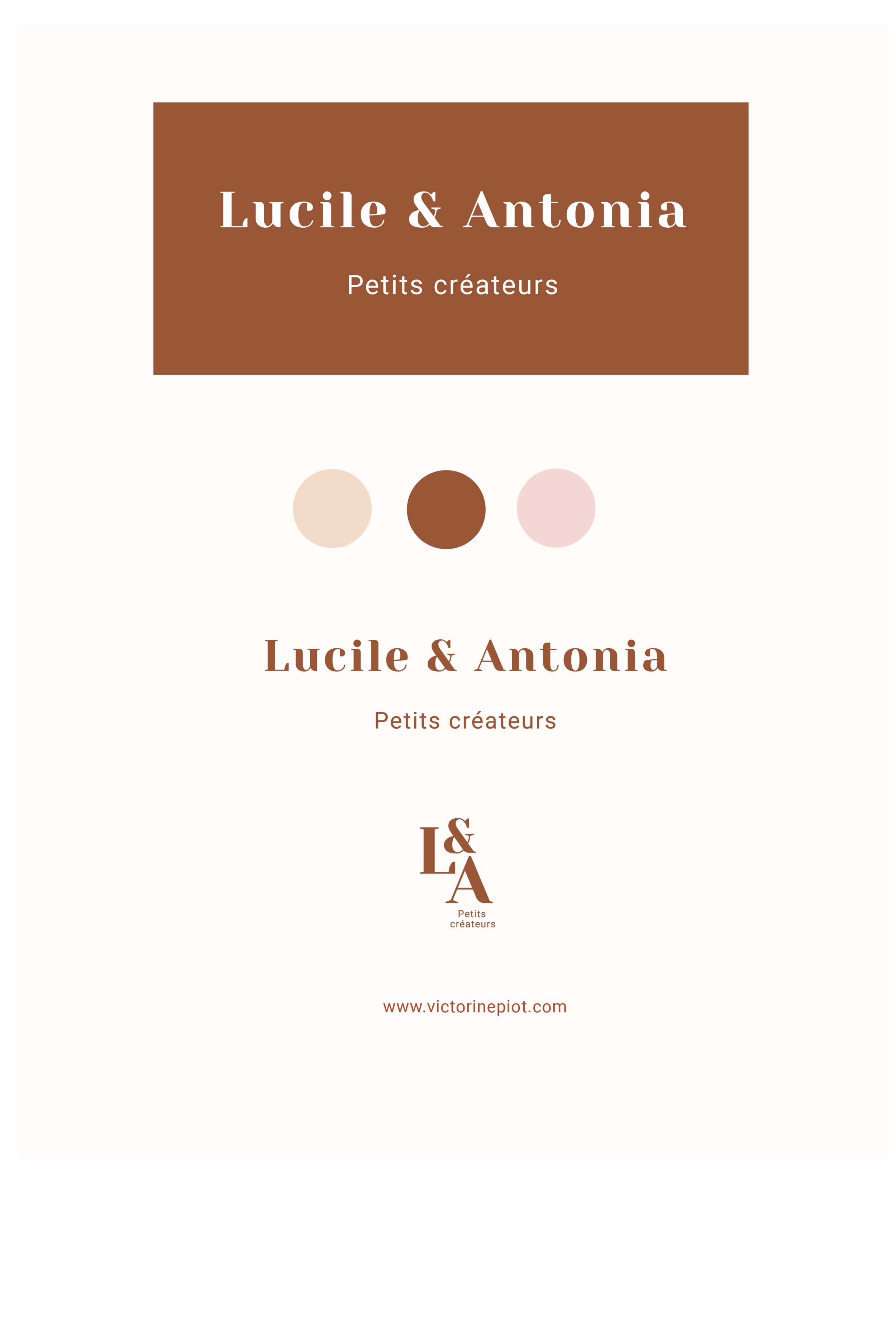 Lucile et Antonia Brandboard | Identité visuelle