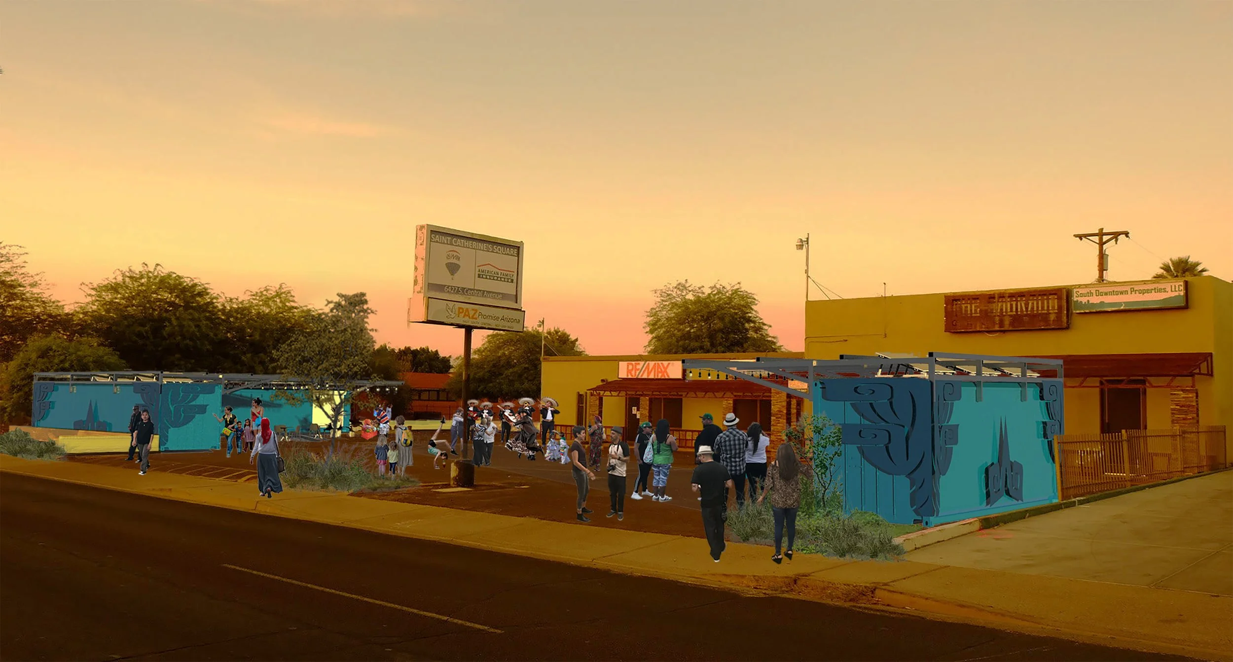 South Cetral Mercado concept, rendering by Selina Martinez