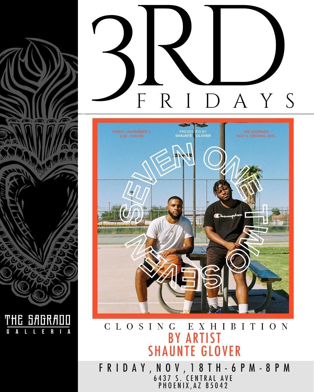 Buenos Dias ~ Join us tonight for 3rd Fridays at The Sagrado with the closing exhibition with Artist ~ @shaunte , We will have Sagrado Merch as well as Hot Teas and refreshments.  Enjoy this Beautiful Day!