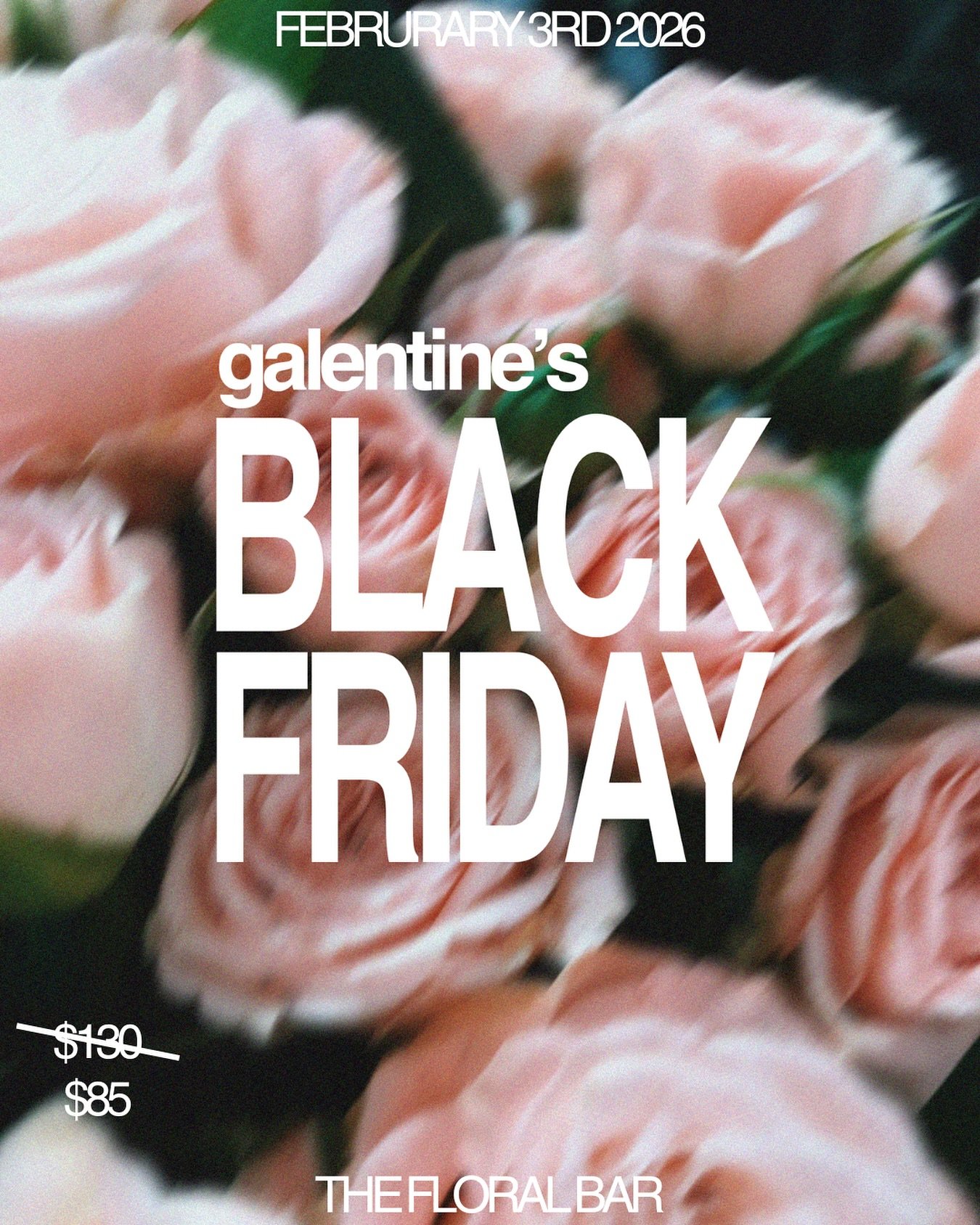 🩷BLACK FRIDAY SALE🩷
Your favorite gift just dropped at The Floral Bar! 
Our Galentine&rsquo;s Black Friday Craft Night offer is officially up for grabs, just $85 for a $130 value! Secure your spot at our most-loved event of the year before it sells