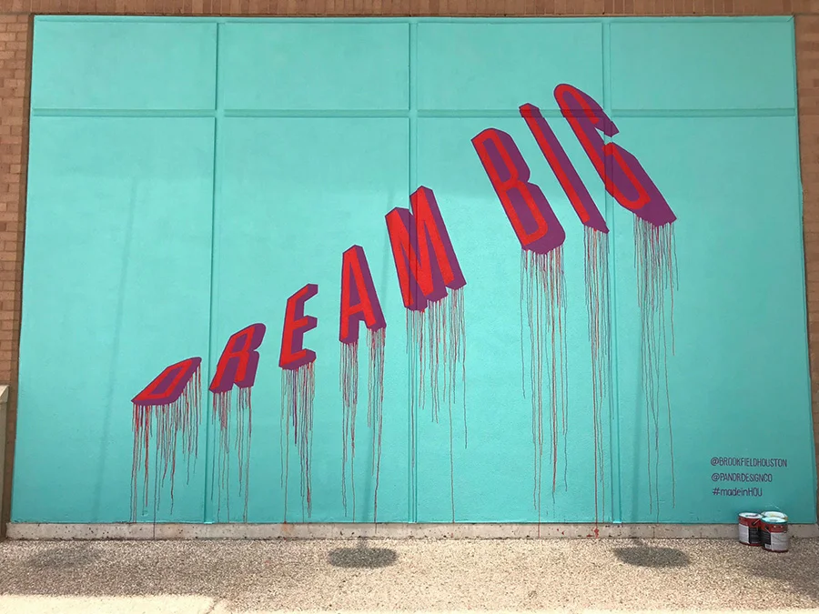 Houston Pride #IAMHOU Dream Big Mural in Texas