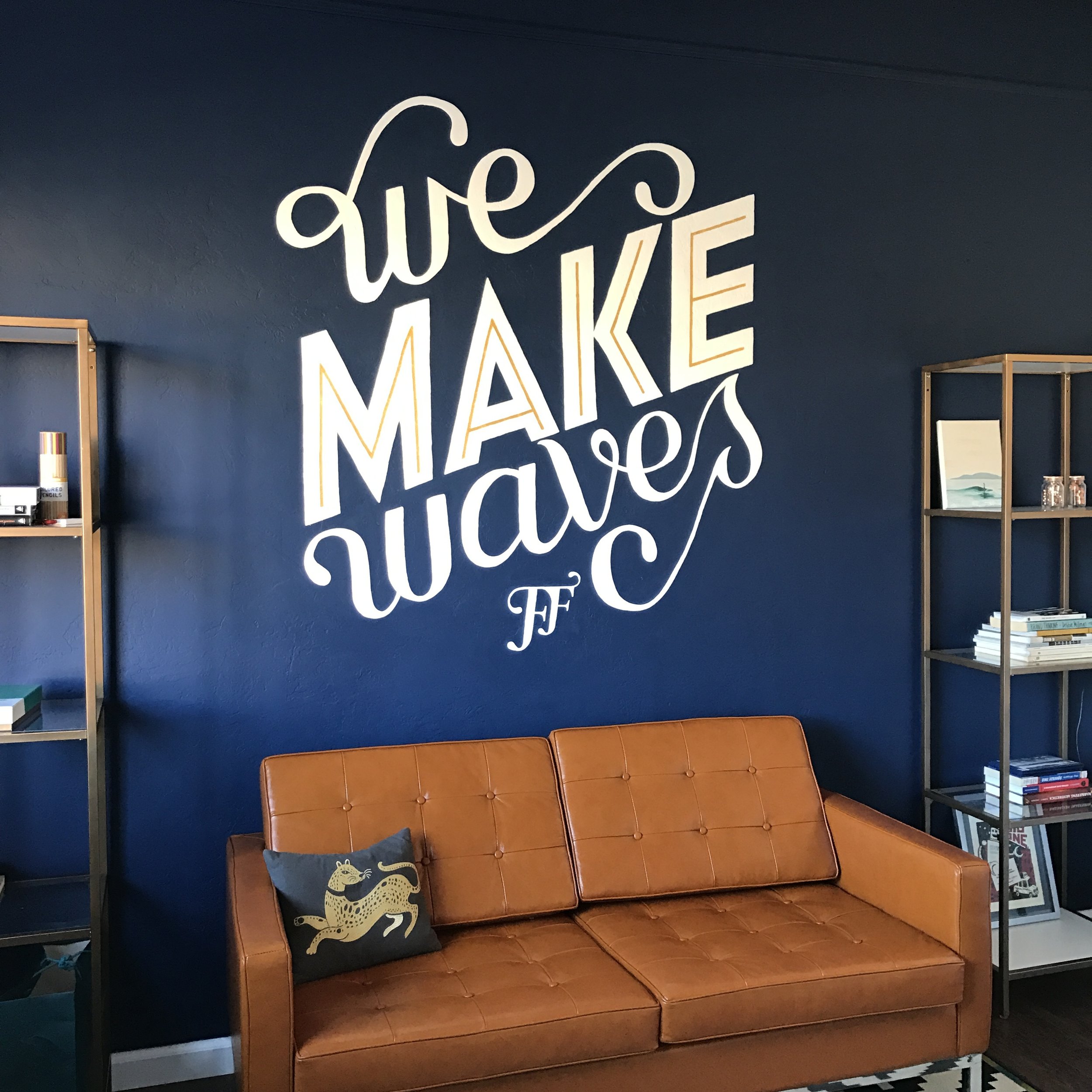 We Make Waves Mural in La Mesa, California