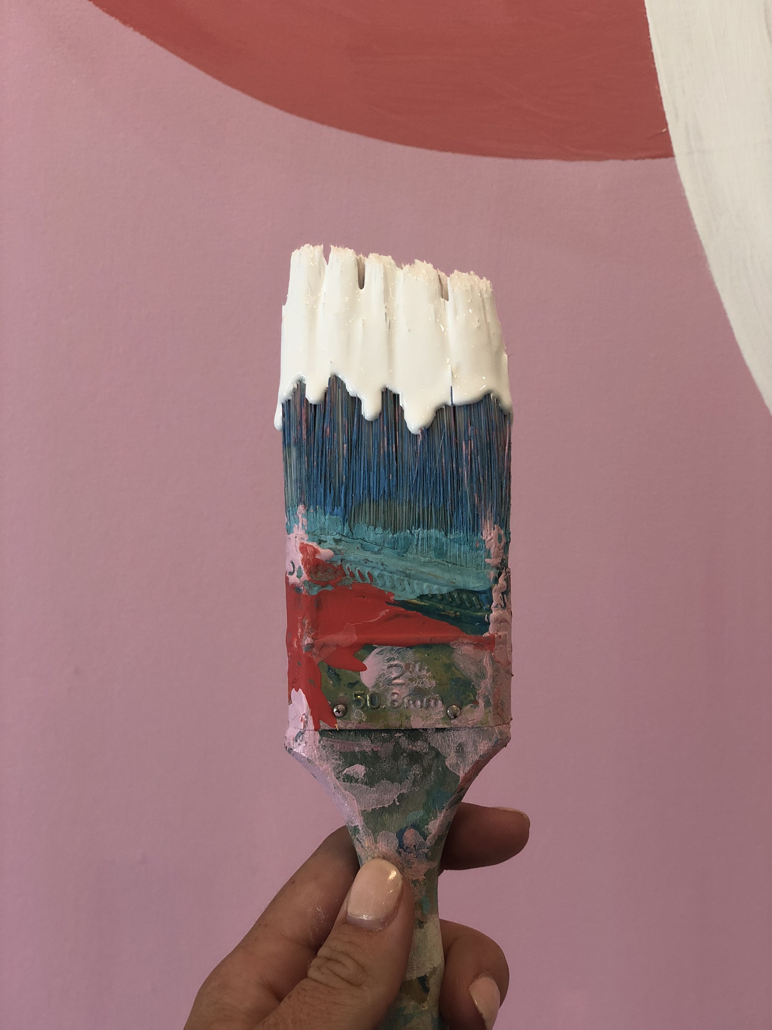 Pandr Paint Brush for In-Progress Marrow Fine Mural