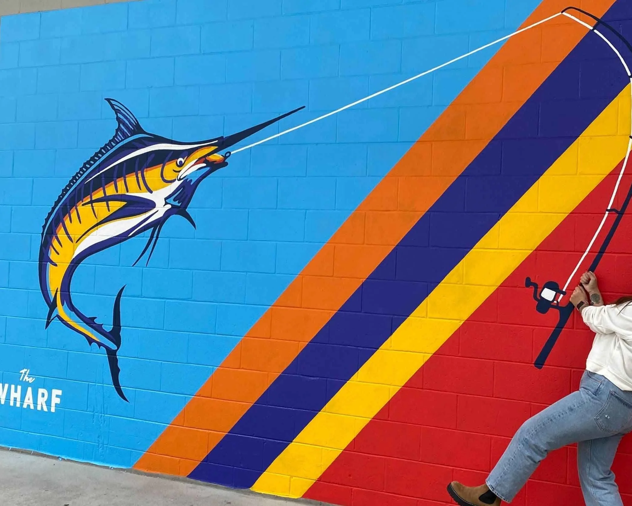 TheWharfMarlinMuralwithRoxy.jpg