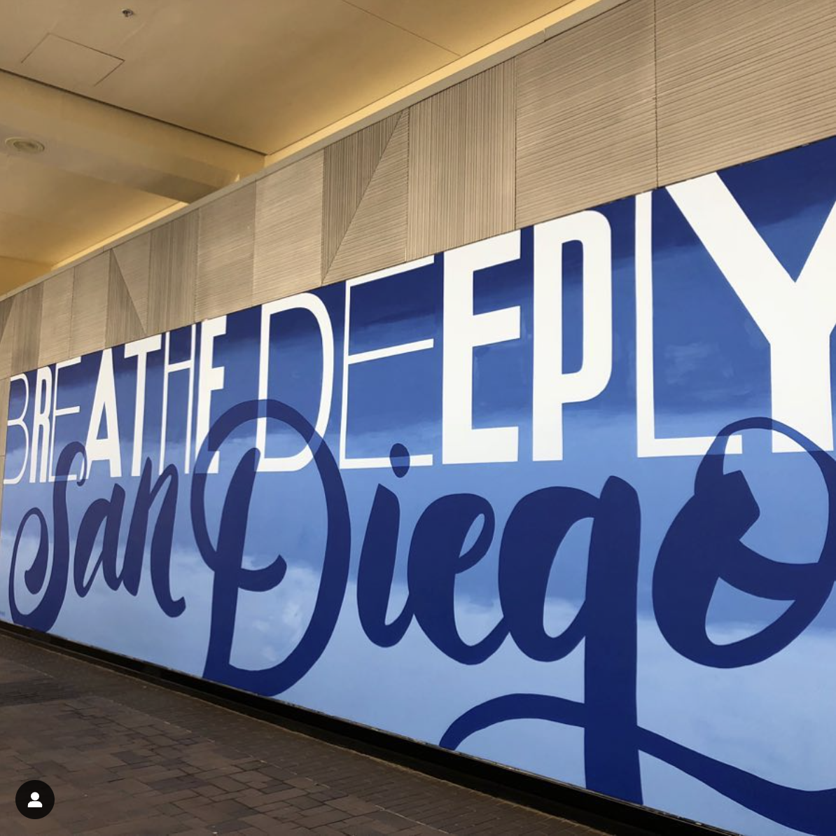 BREATHE DEEPLY San Diego Mural – Full View