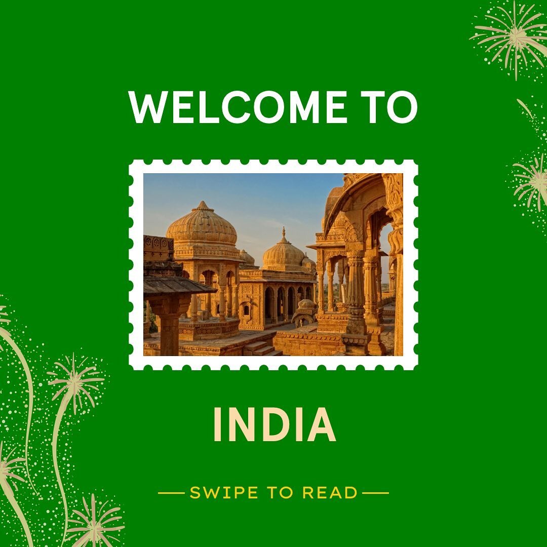 Welcome to the Land of the Mystery, India! 🇮🇳

Swipe Left to understand more about this fascinating country! ✨