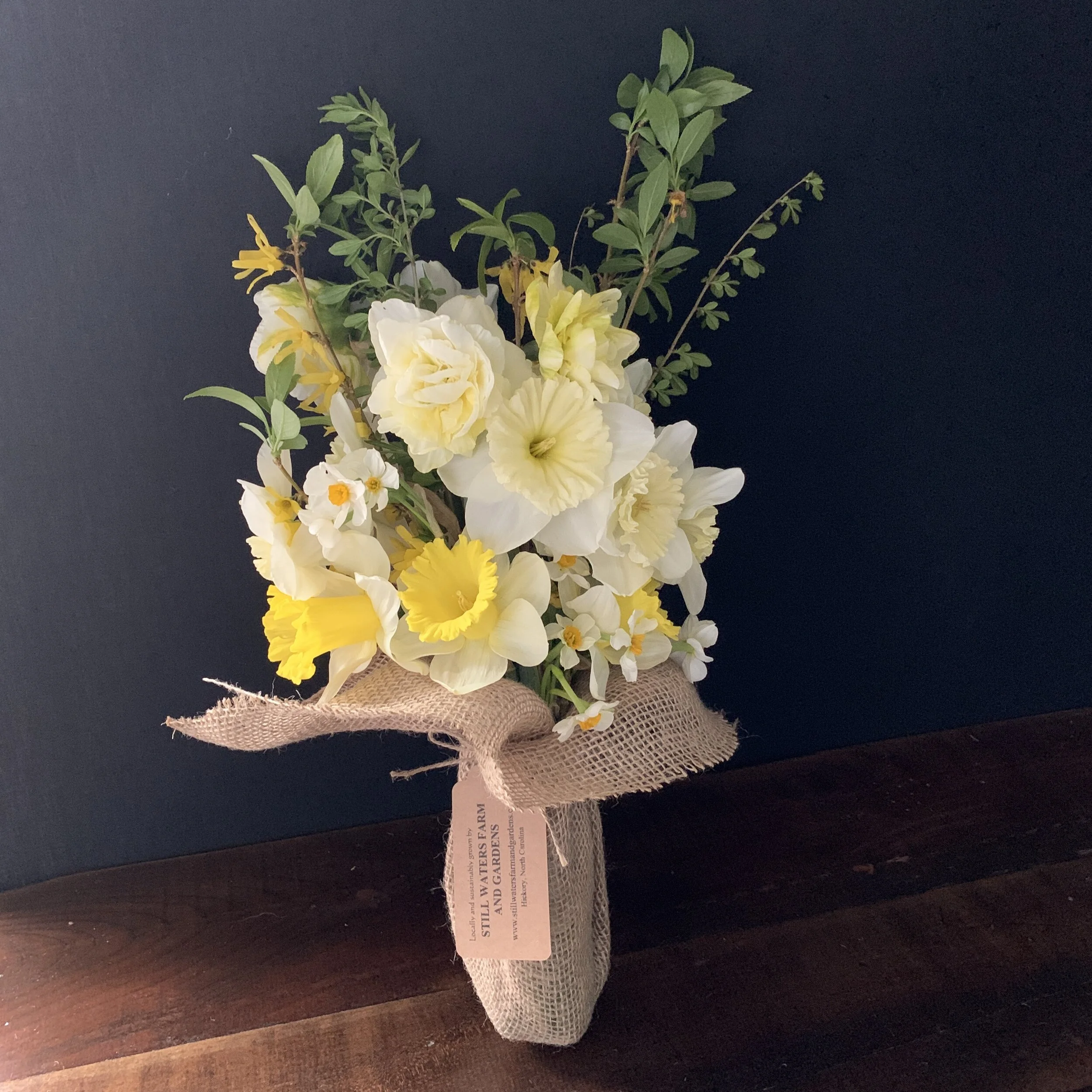 Wrapped Daffodils.JPG