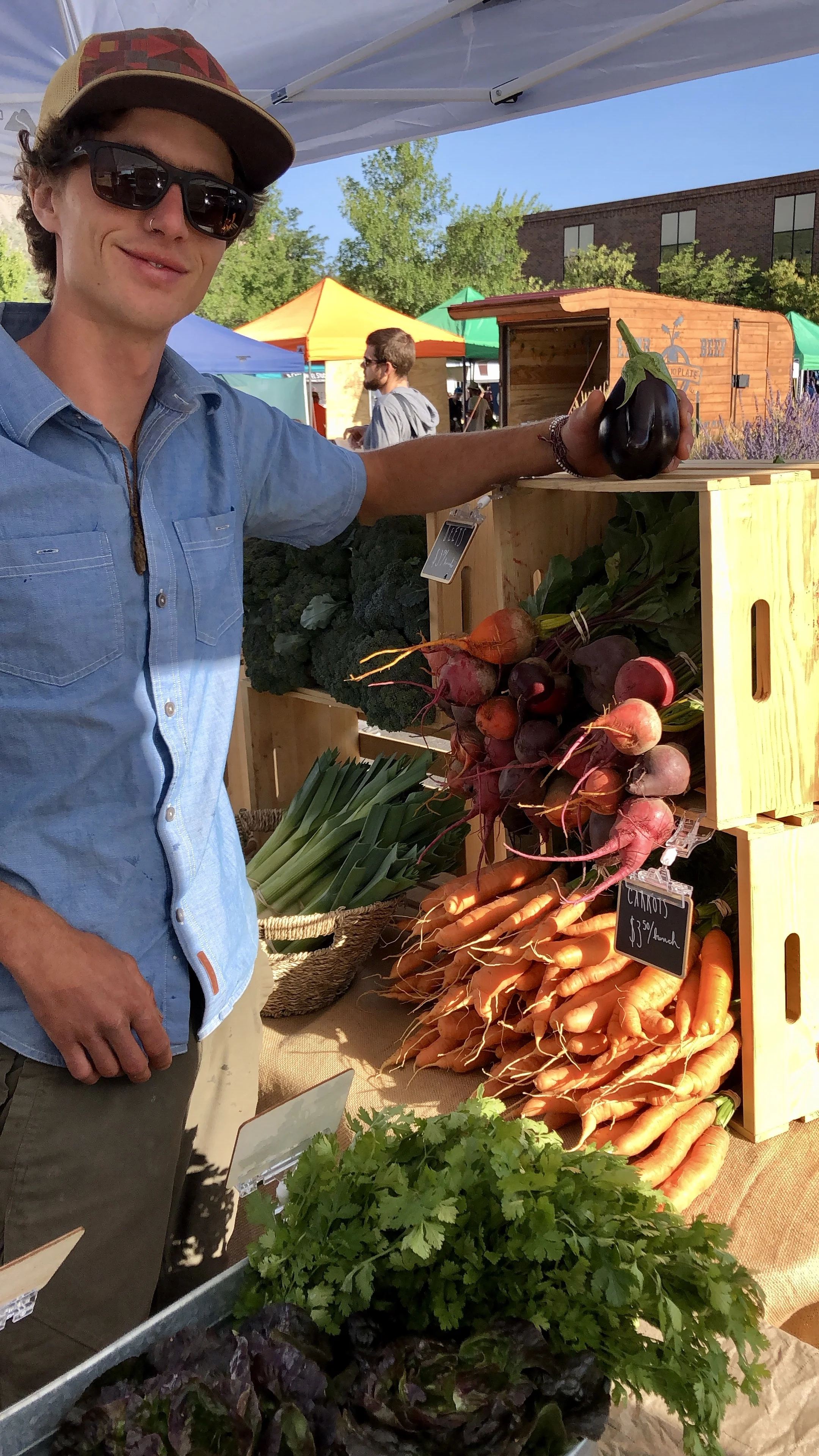 Sharing the love at the Durango Farmers Market