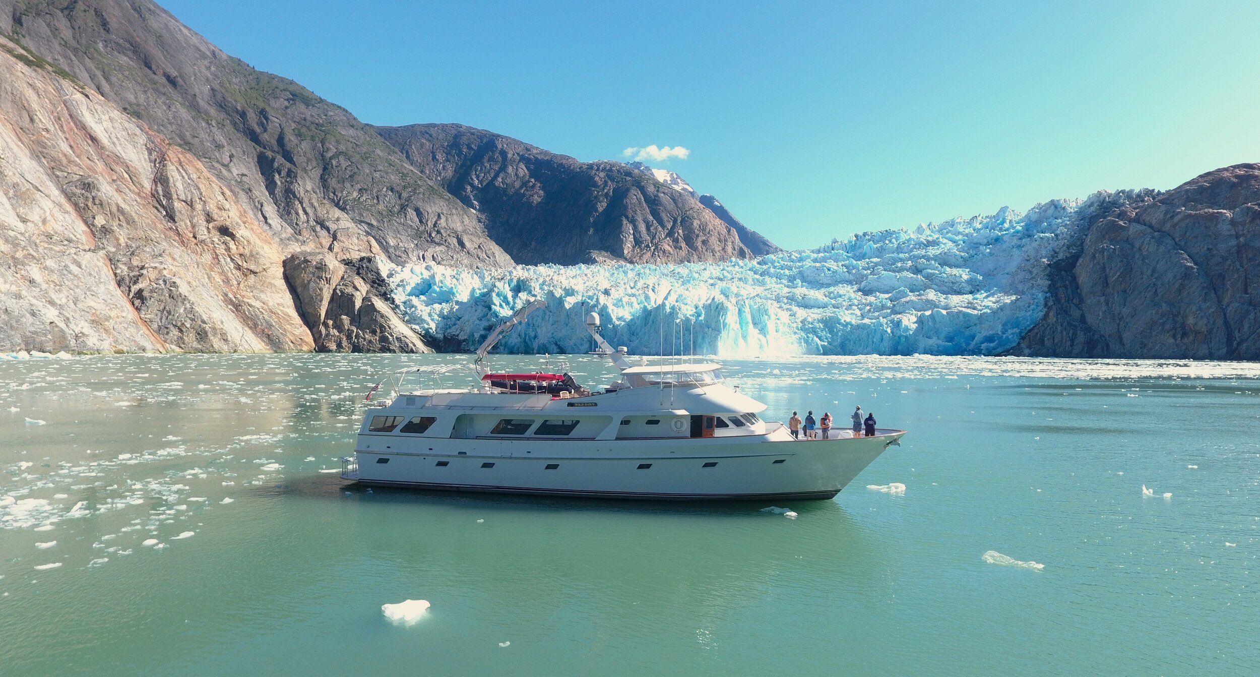  Private yacht charters and cruises exploring Alaska’s amazing Inside Passage. 