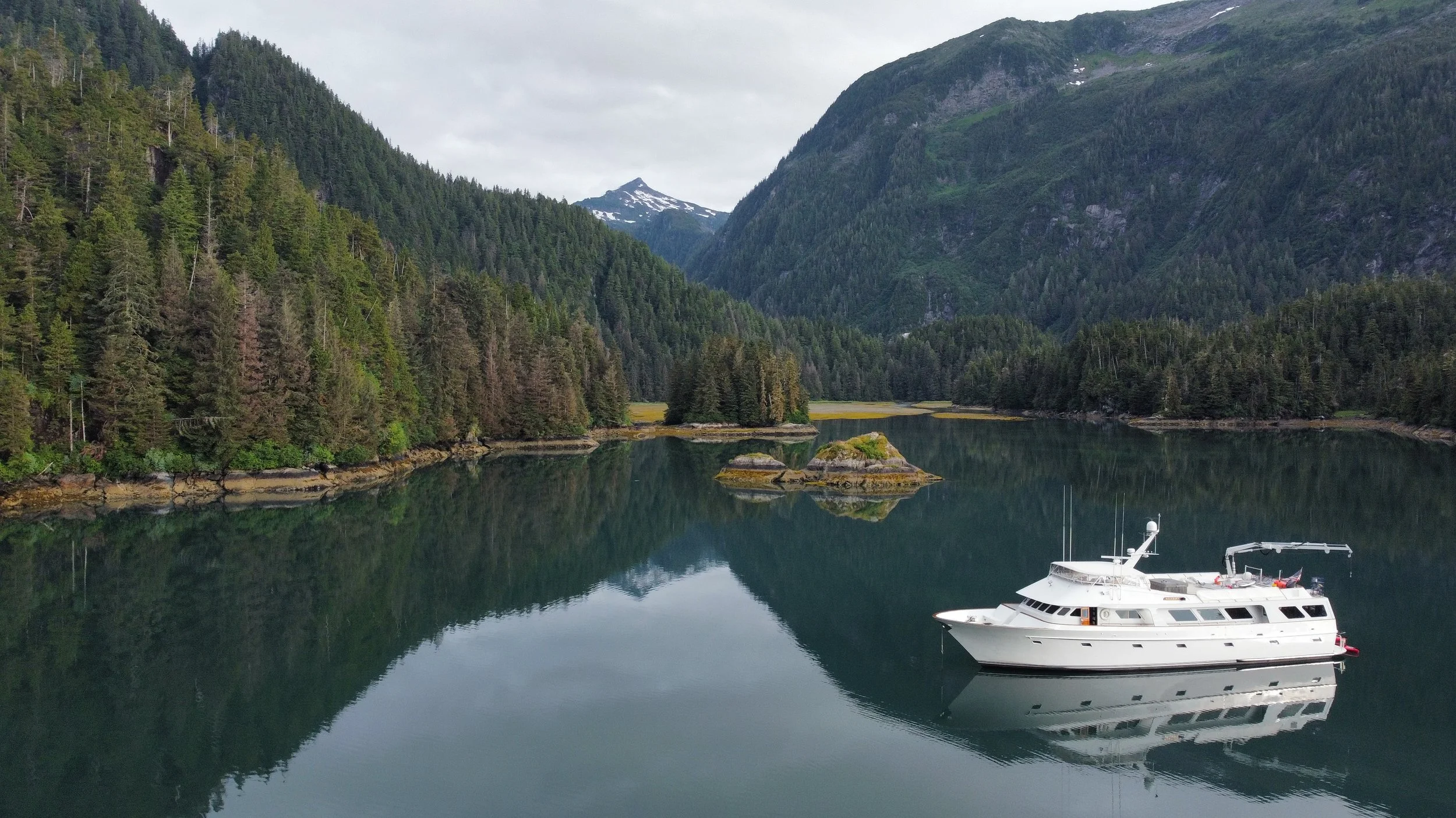Wild Dawn expedition yacht in Southeast Alaska