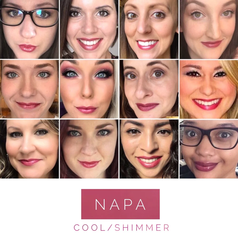Napa LipSense | Rich Frosty Dark Red Merlot Lip Color | SeneGence