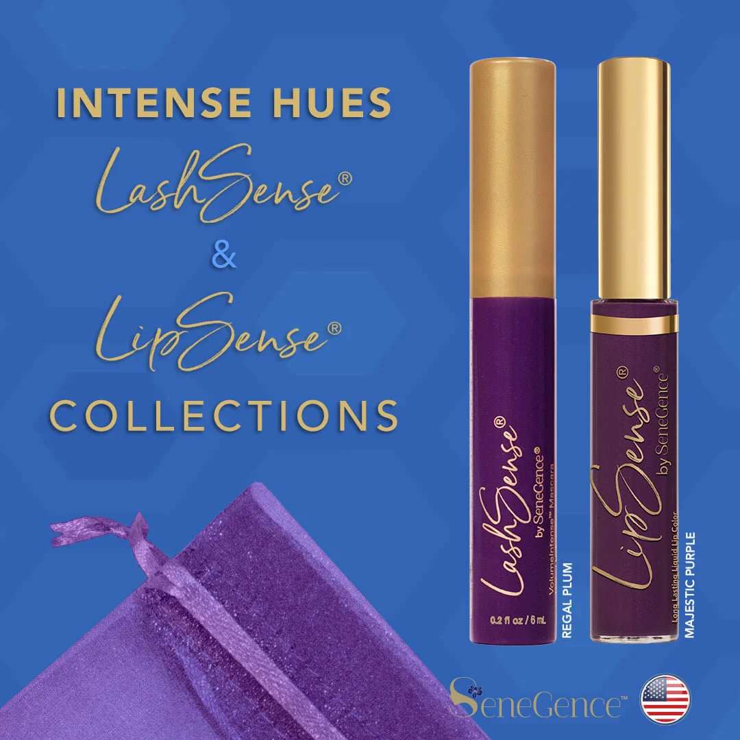 Regal Plum LashSense &amp; Majestic Purple LipSense Intense Hues Collection