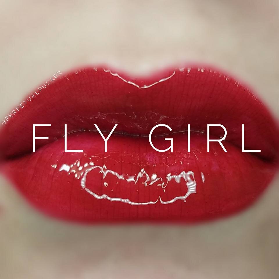  Fly Girl LipSense compared to Broadway Bronze LipSense. 