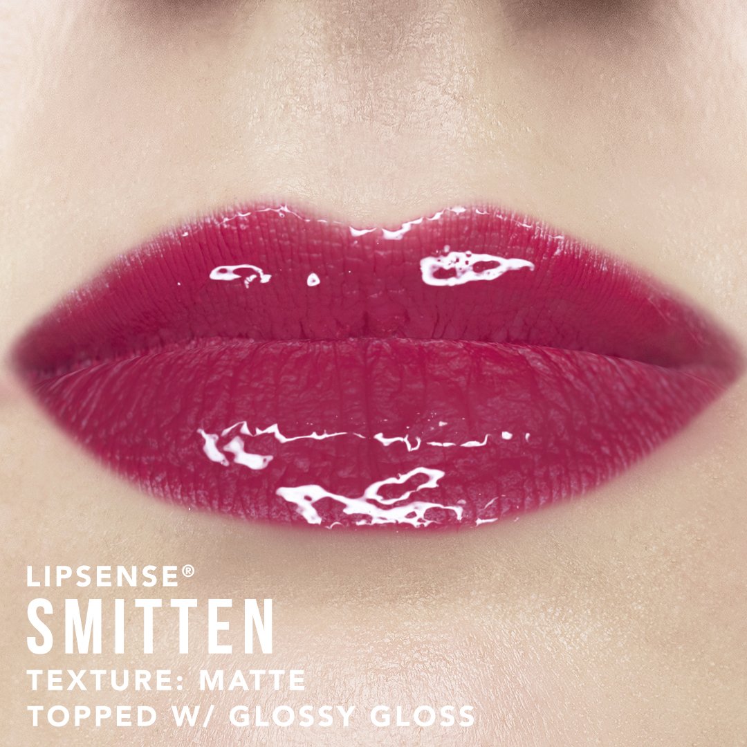 Smitten Mini LipSense Love Potion Collection SeneGence Fifteen Hats Light.jpg