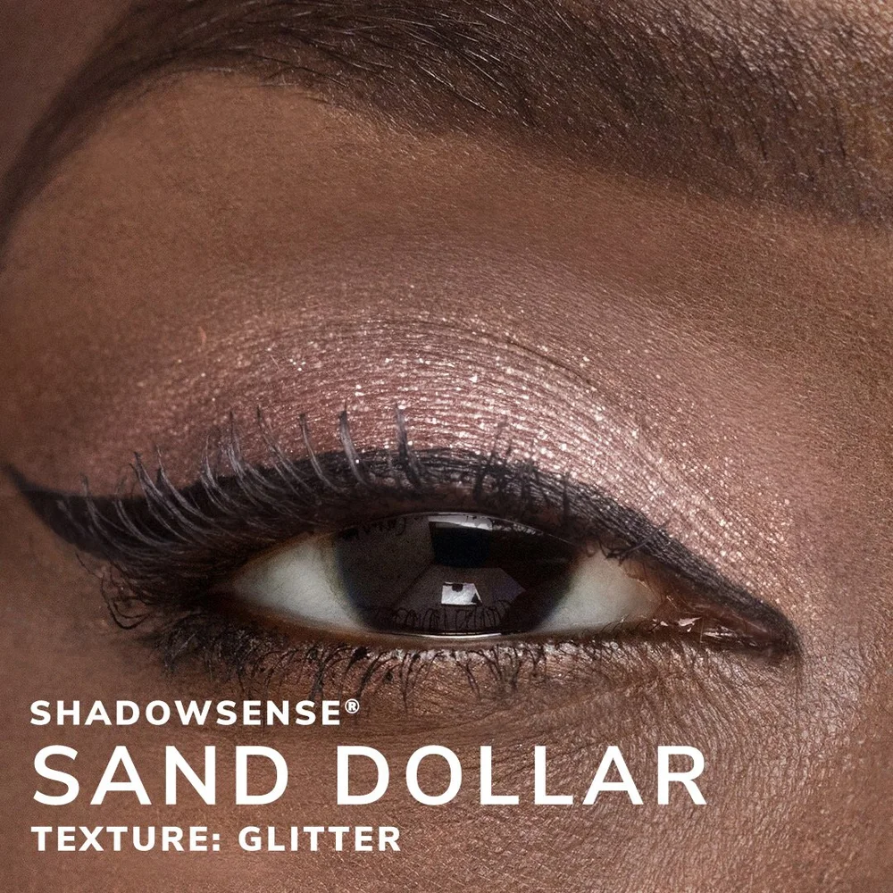 saコスメ Sand Dollar Glitter ShadowSense: Pale Nude Gold Eyeshadow with