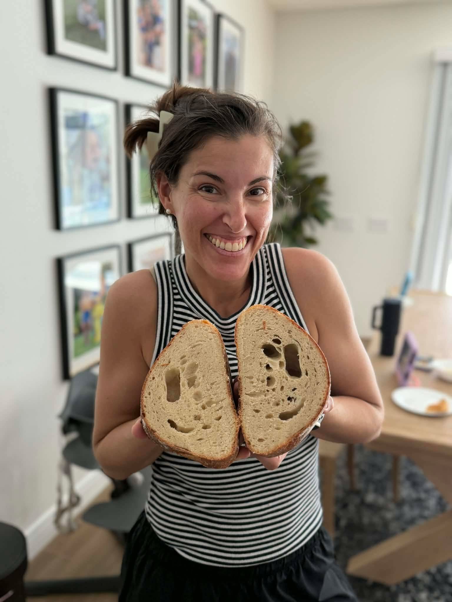 Now a sourdough channel. Round 2 had more rise and tastes 🙌