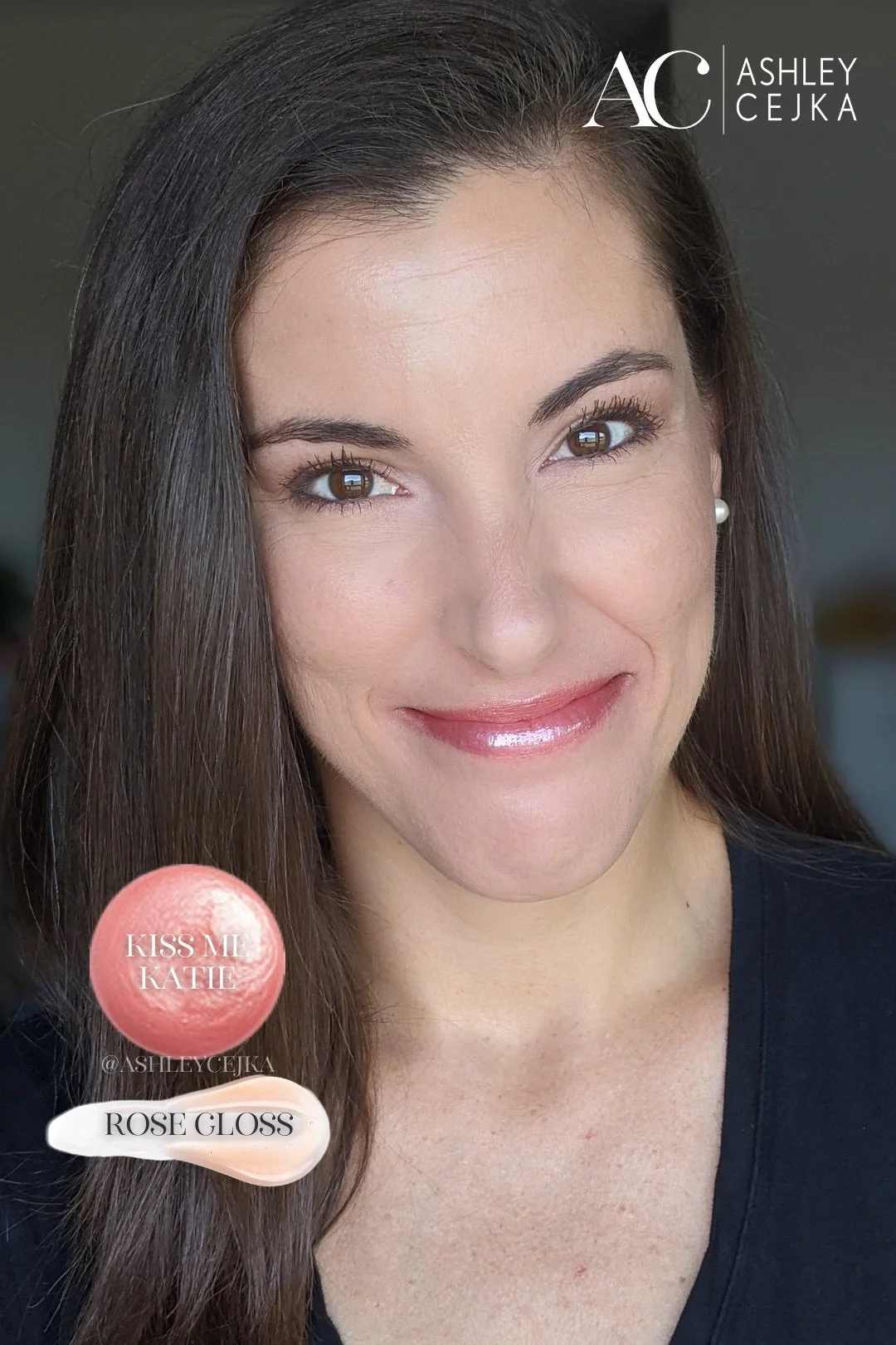 Kiss Me Katie LipSense with Rose Gloss SeneGence Ashley Cejka Rise and Shine Collection.jpeg