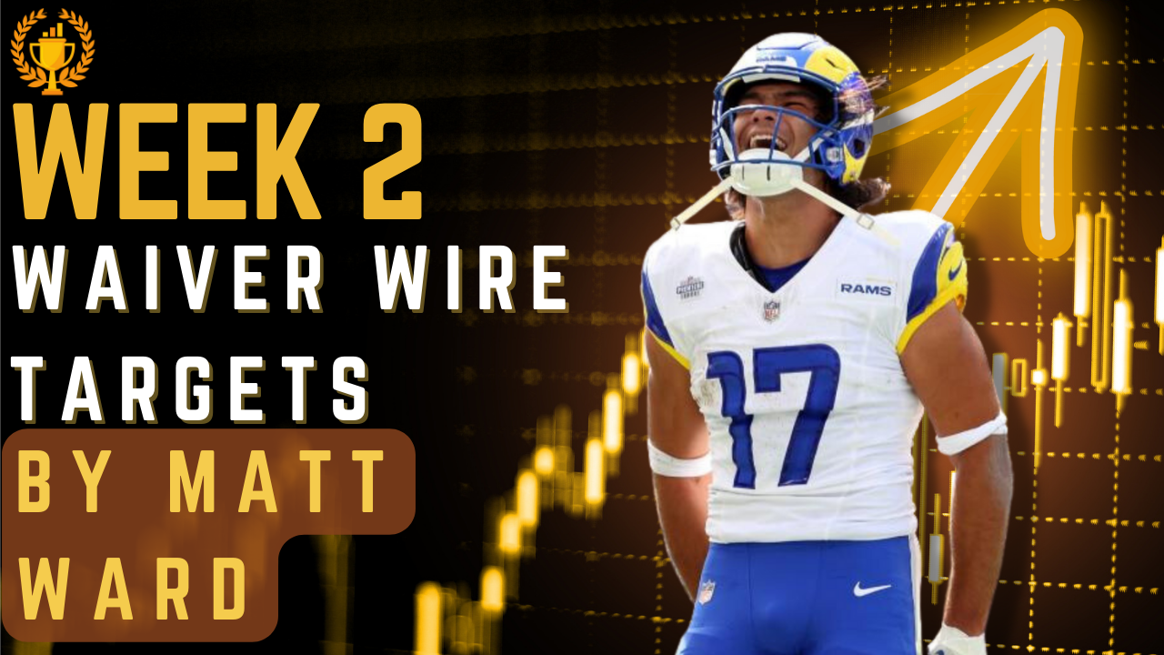 Week 2 Waiver Wire - NFL Fantasy Football 2023: waivers, adds and rankings