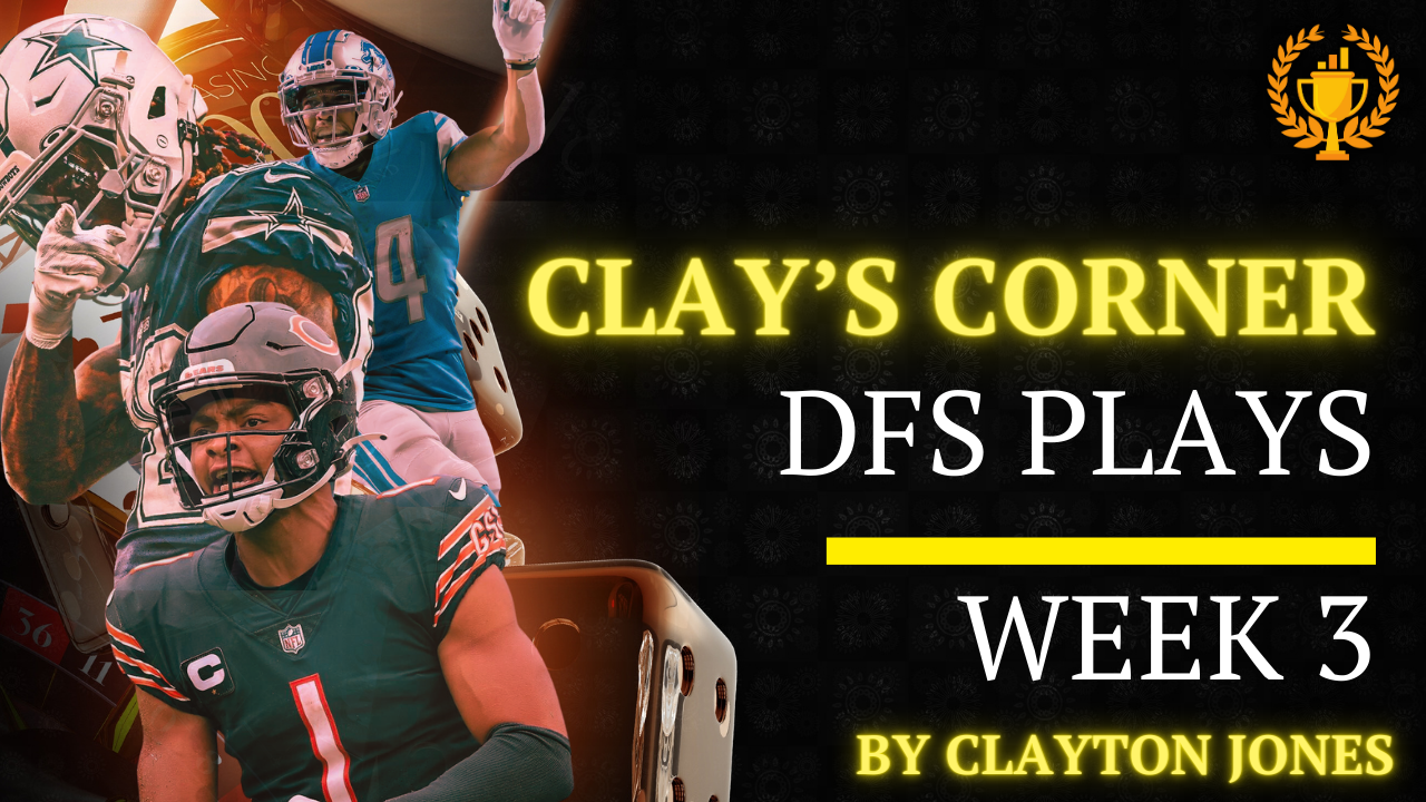 Week 3 DFS Stacks and Strategy for GPP Tournaments