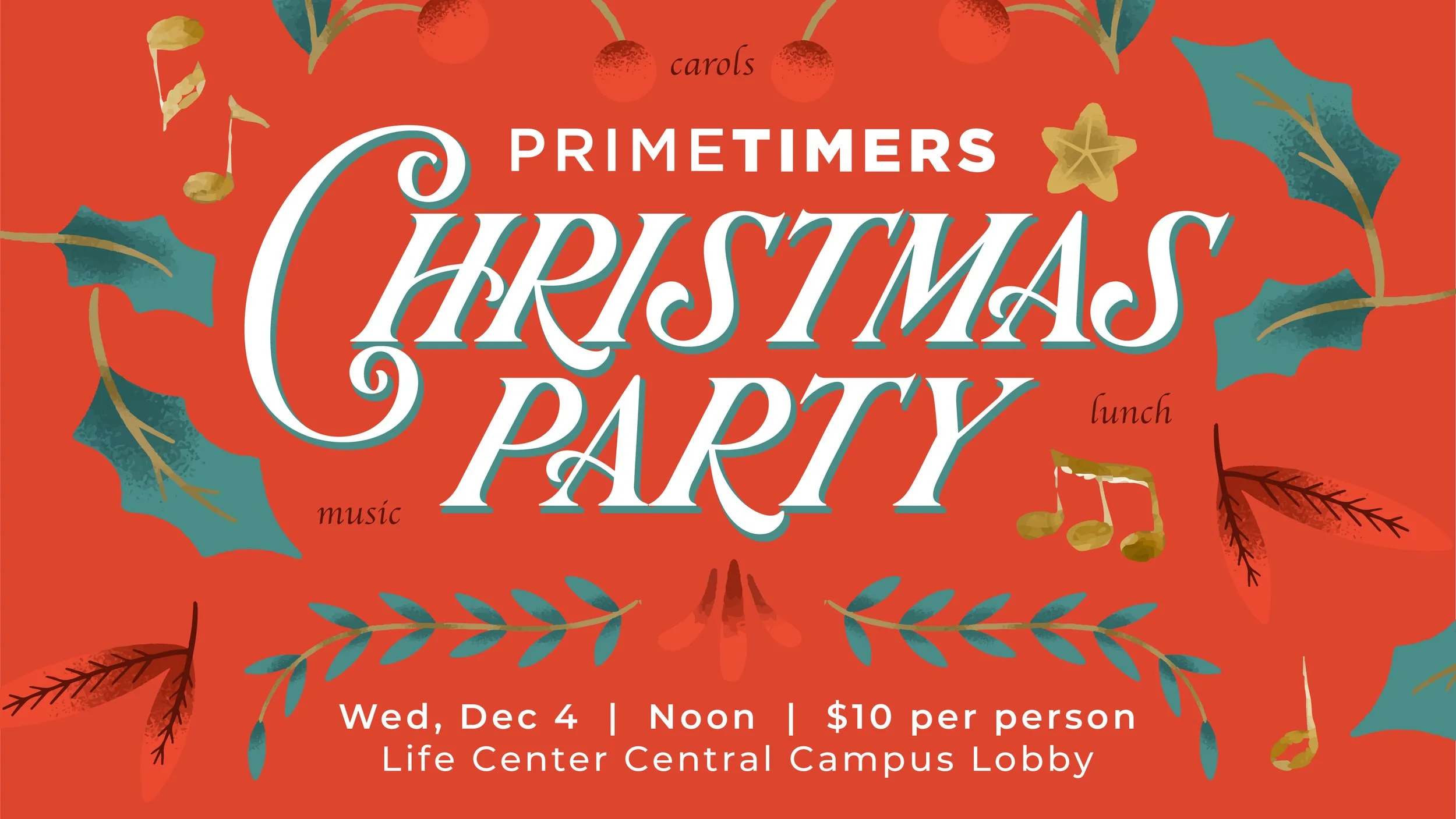 PRIME TIMERS CHRISTMAS PARTY