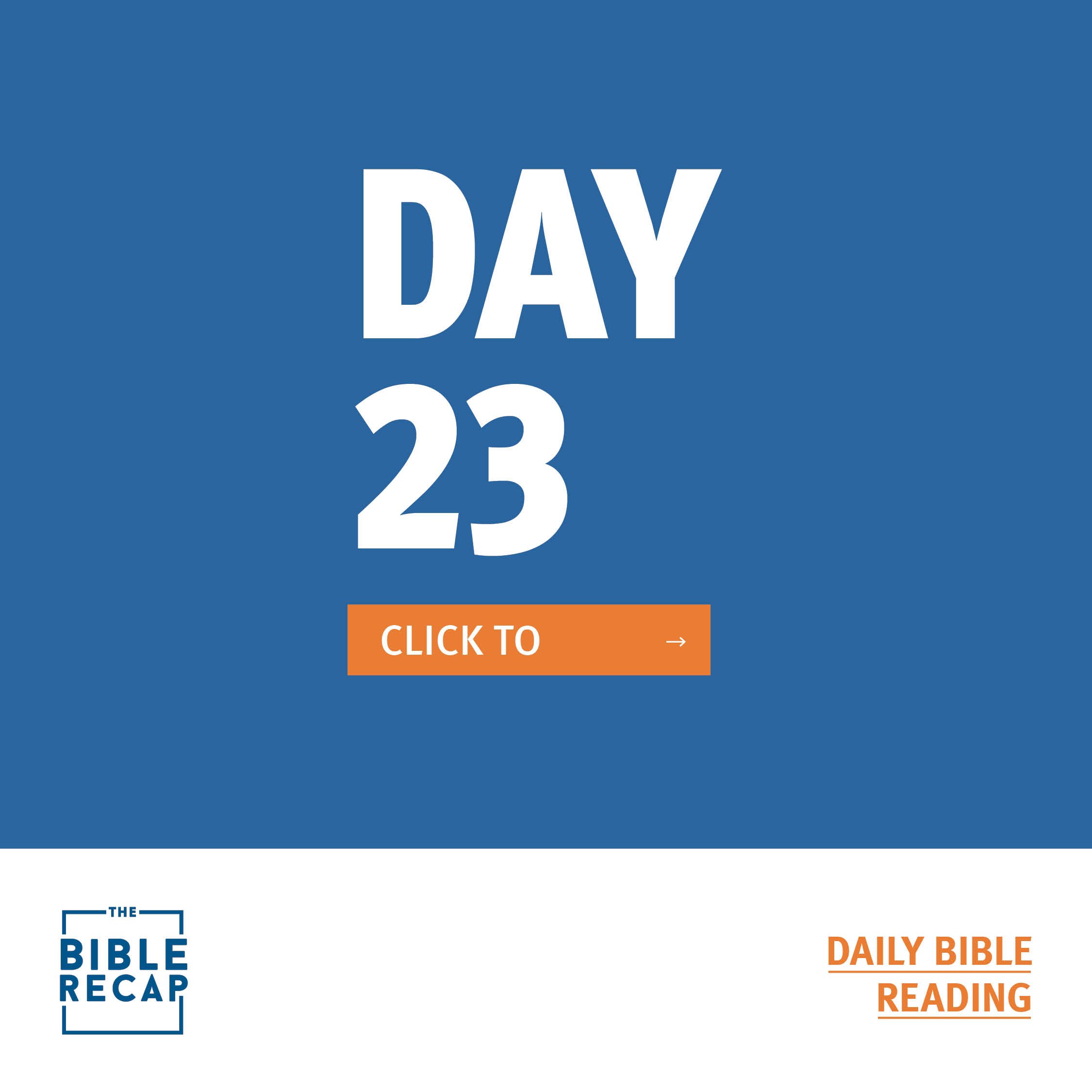 DAY TWENTY-THREE