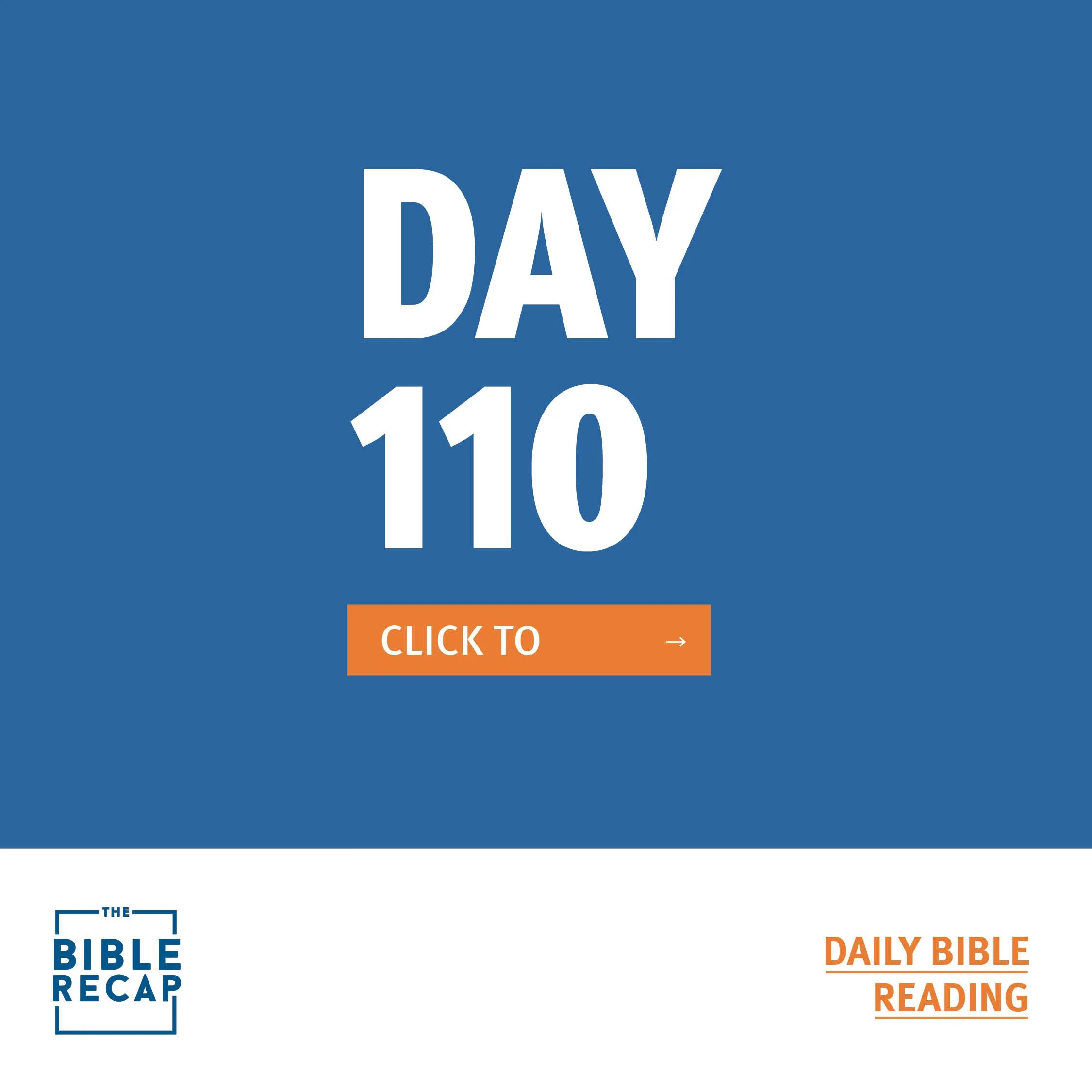 DAY ONE HUNDRED-TEN