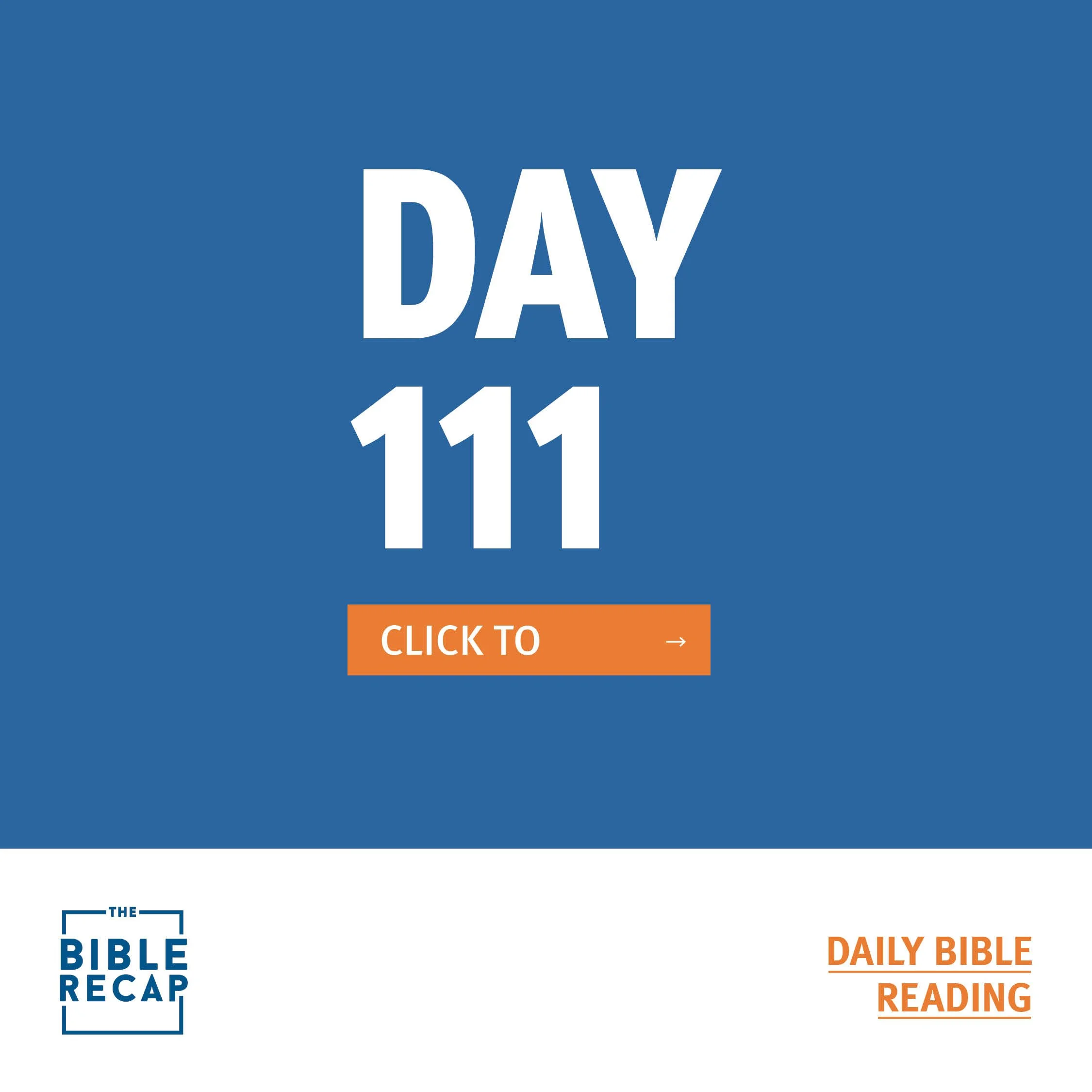 DAY ONE HUNDRED-ELEVEN