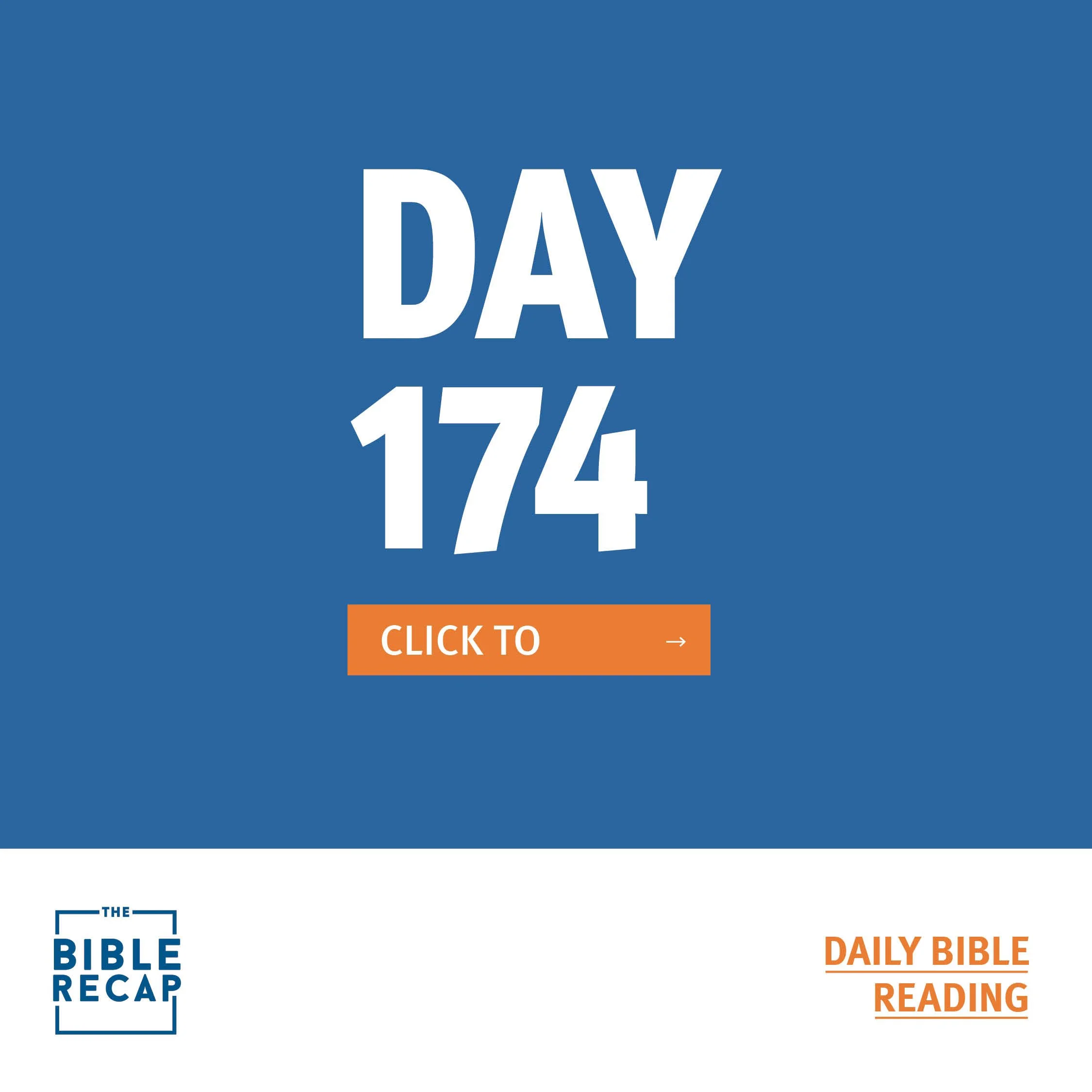 DAY ONE HUNDRED-SEVENTY FOUR