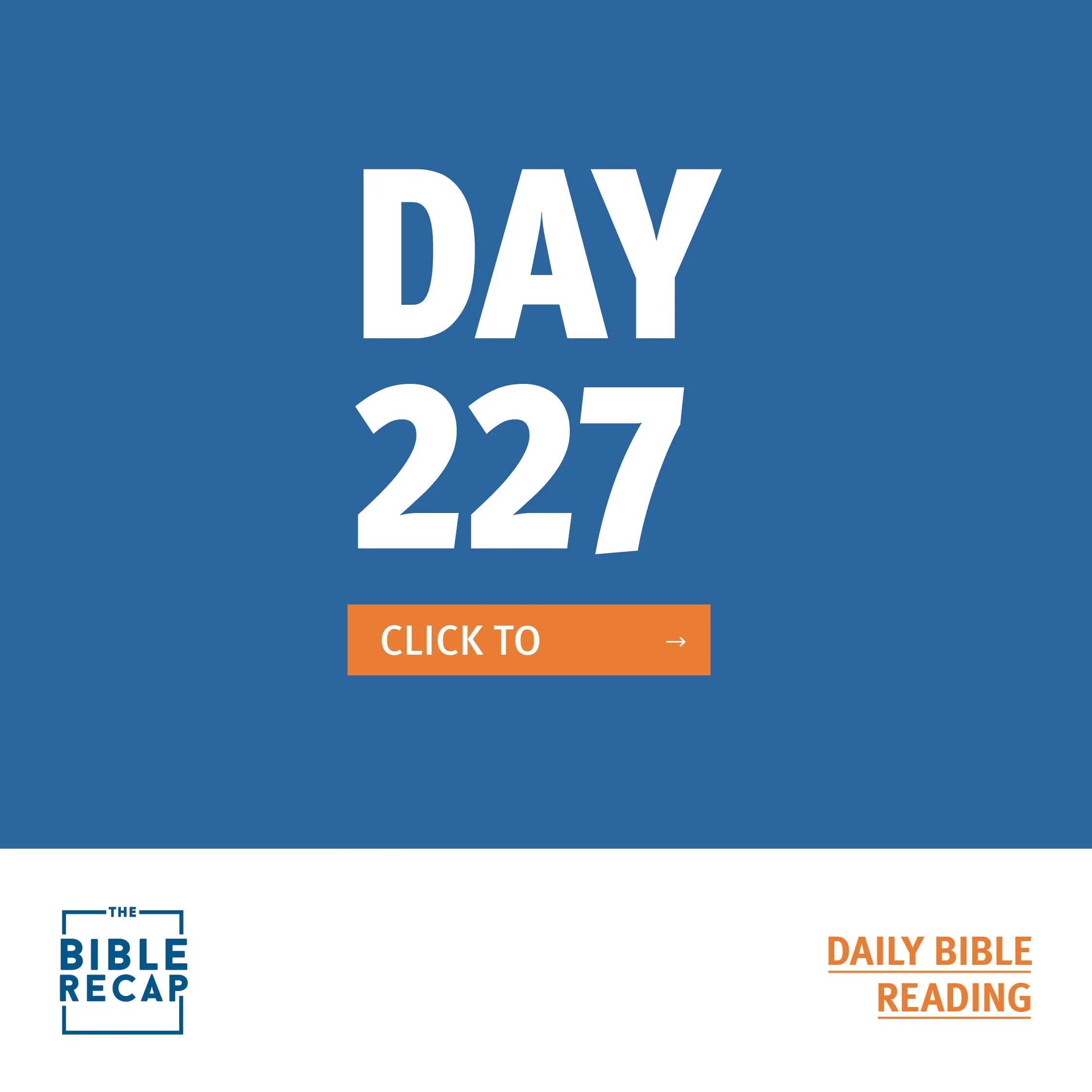 DAY TWO HUNDRED-TWENTY SEVEN